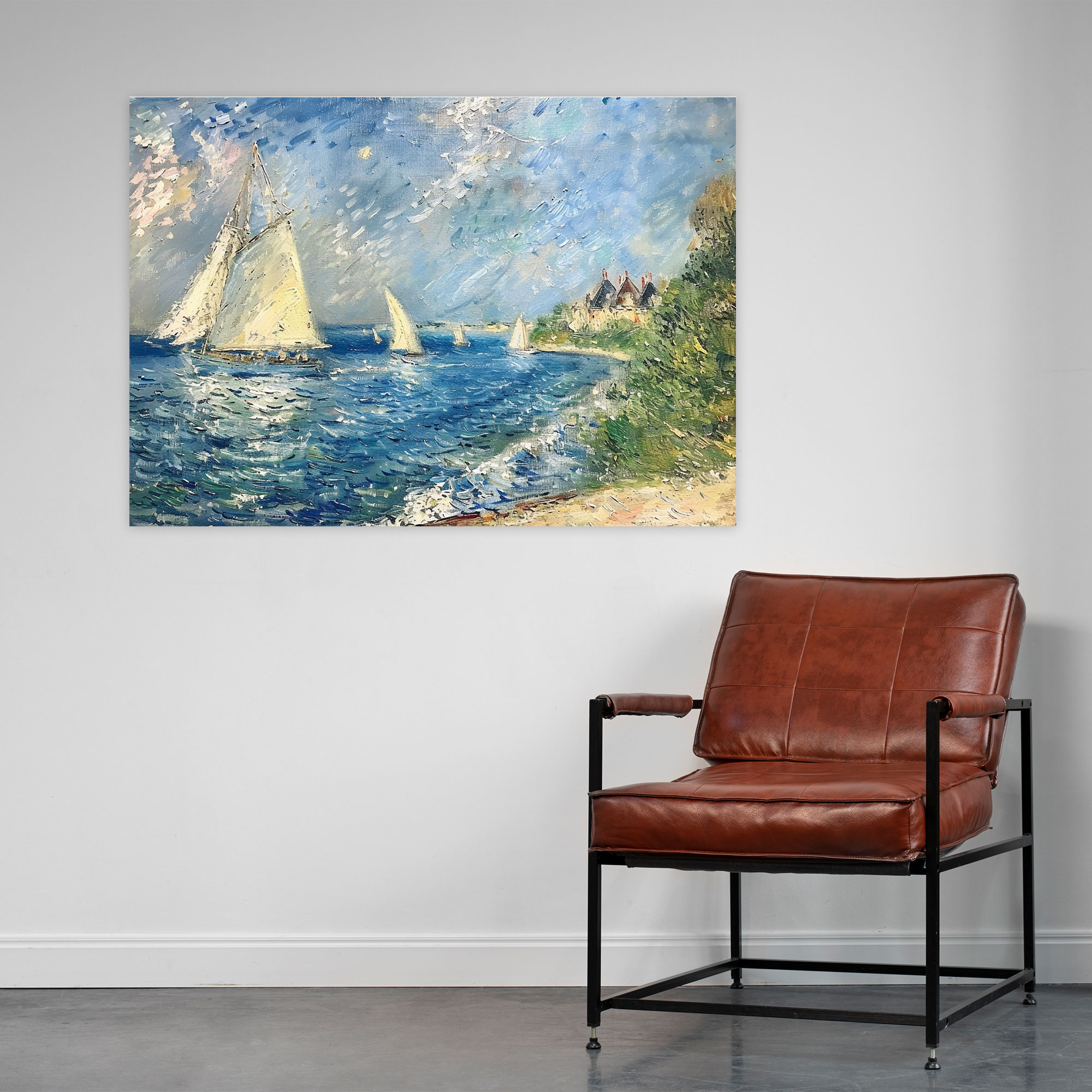 Claude Monet Canvas Print - Sailboats Wall Art - Claude Monet, Canvas Wall Art, Wall Art, Home Decoration