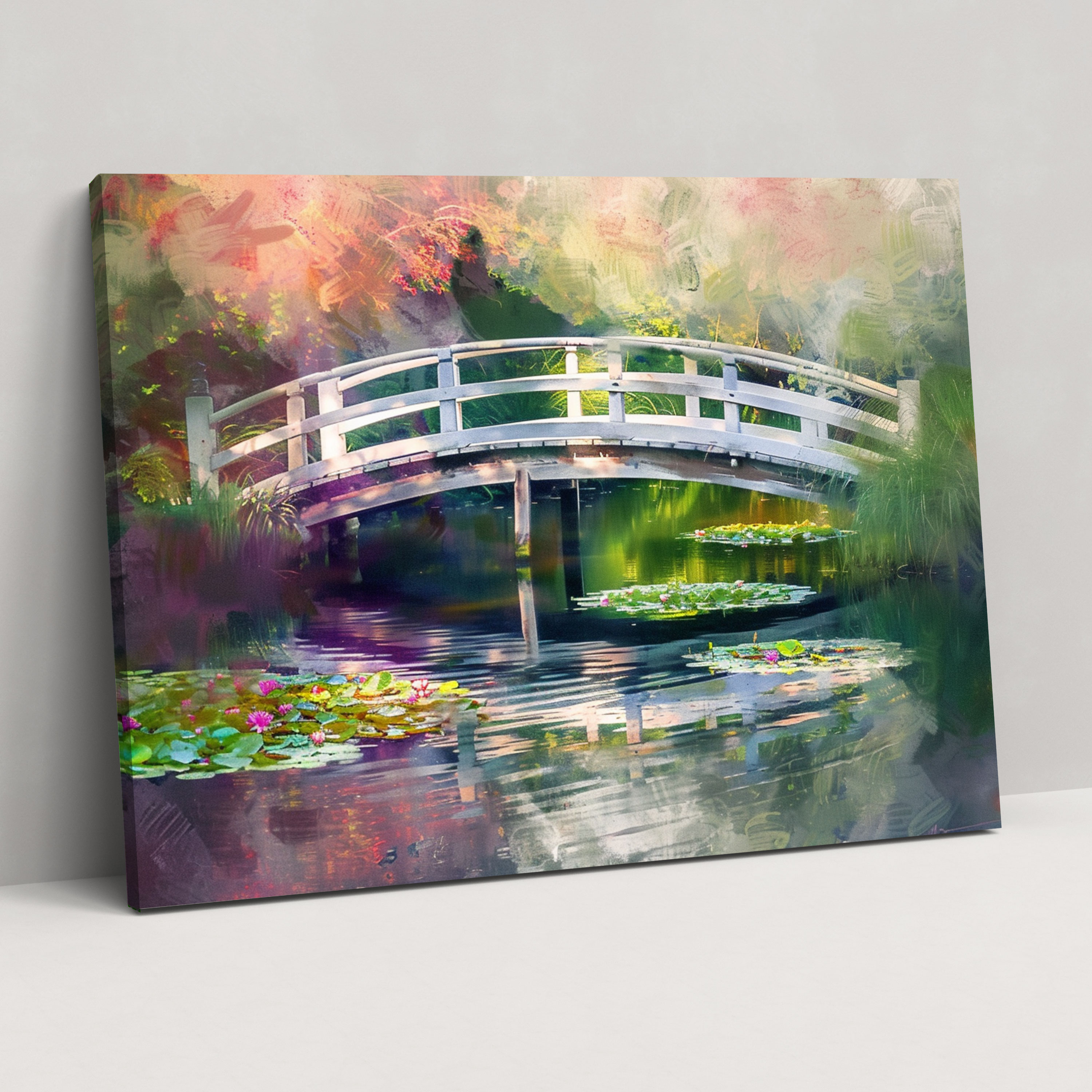 Claude Monet Canvas Print - Japanese Bridge Wall Art - Claude Monet, Canvas, Canvas Wall Art, Canvas Print