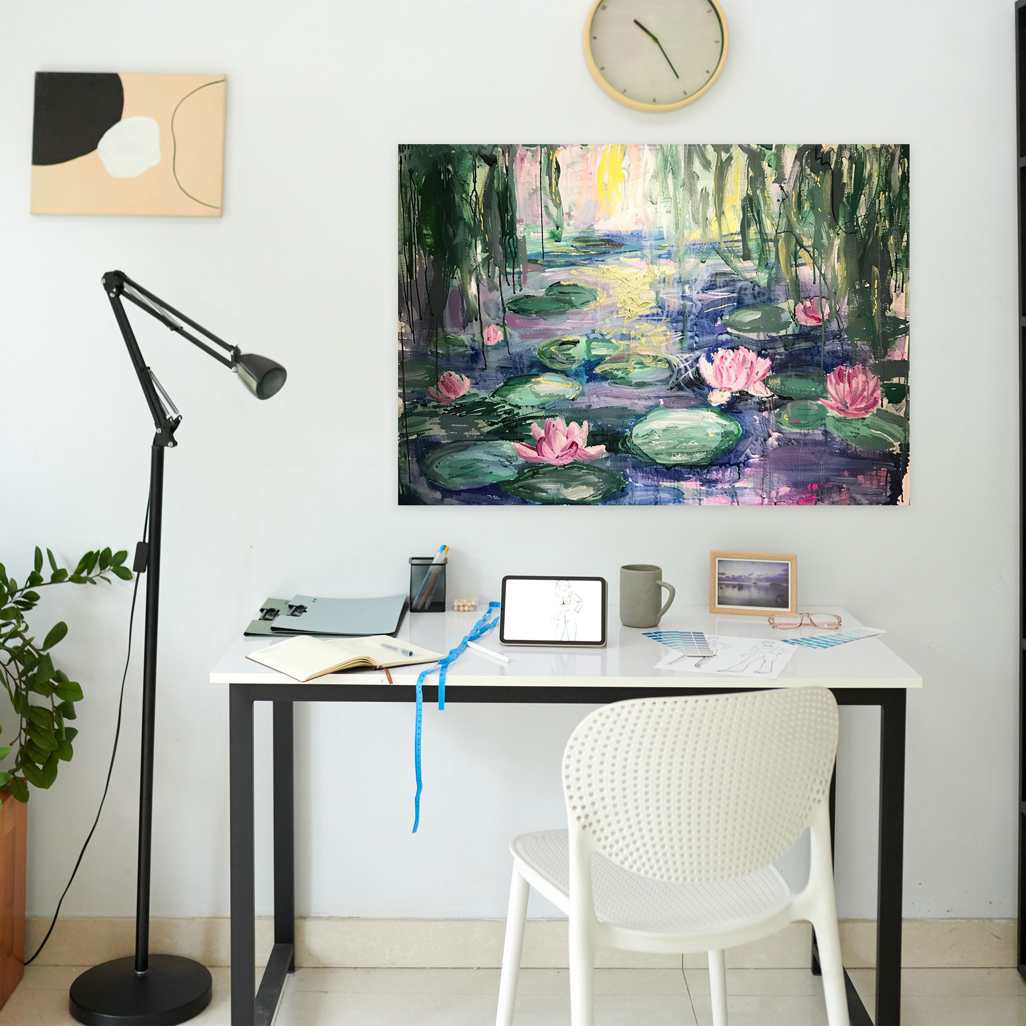 Claude Monet Kanvas Tablo - Nilüferler Duvar Sanatı
