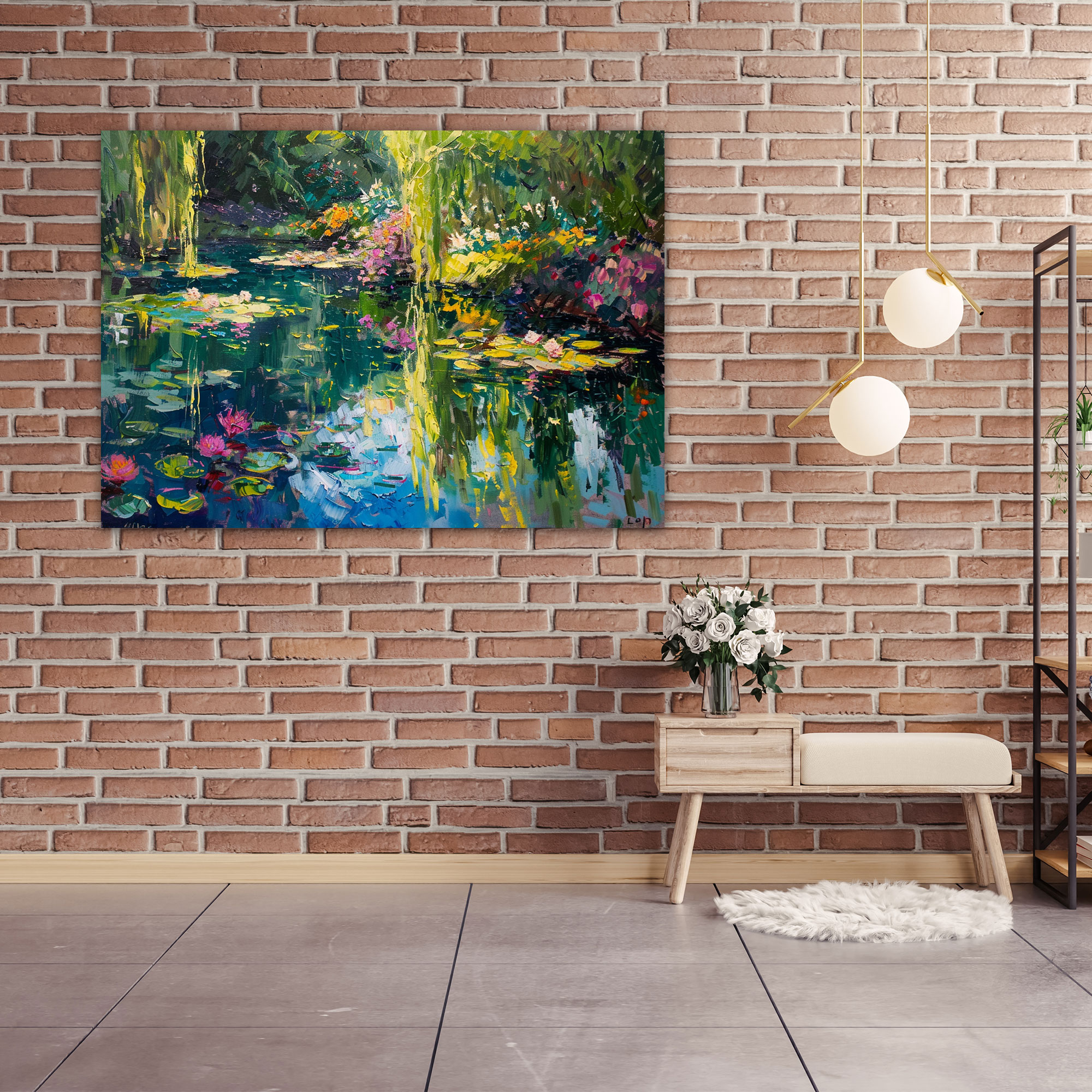 Impressionist Garden Wall Art - Claude Monet, Canvas Wall Art, Wall Art, Home Decoration