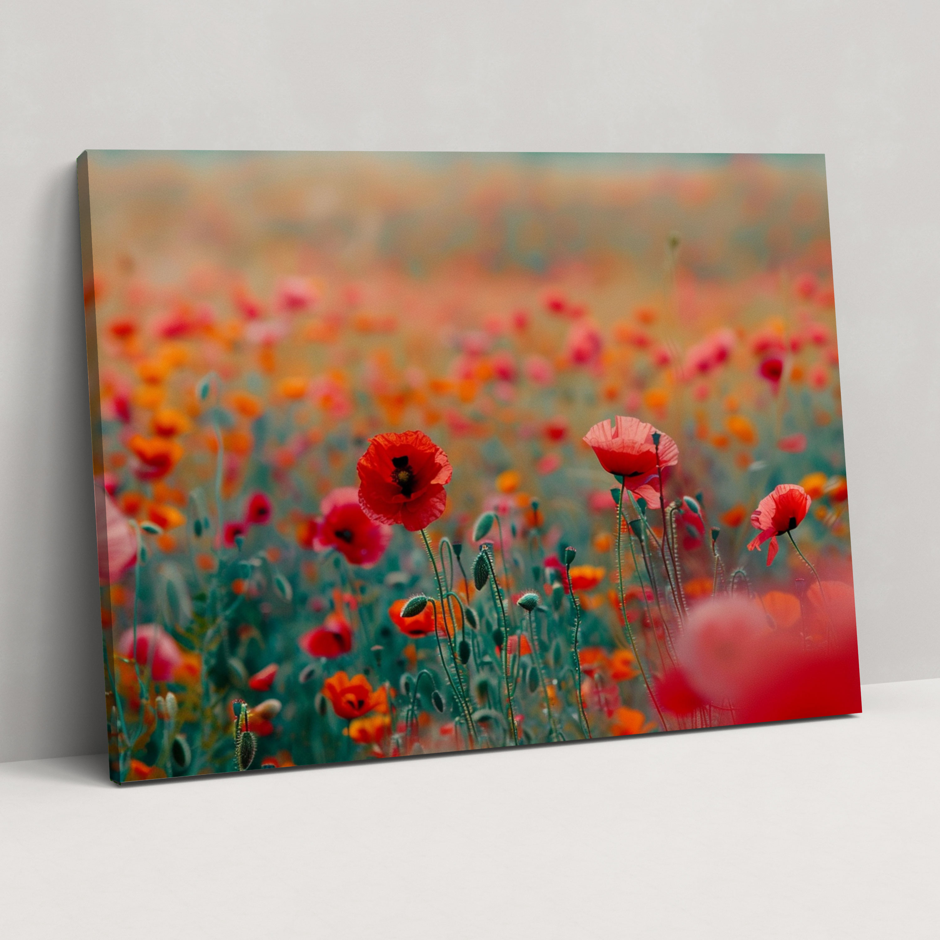 Poppy Field Wall Decoration - Claude Monet, Canvas, Home Decoration, Claude Monet