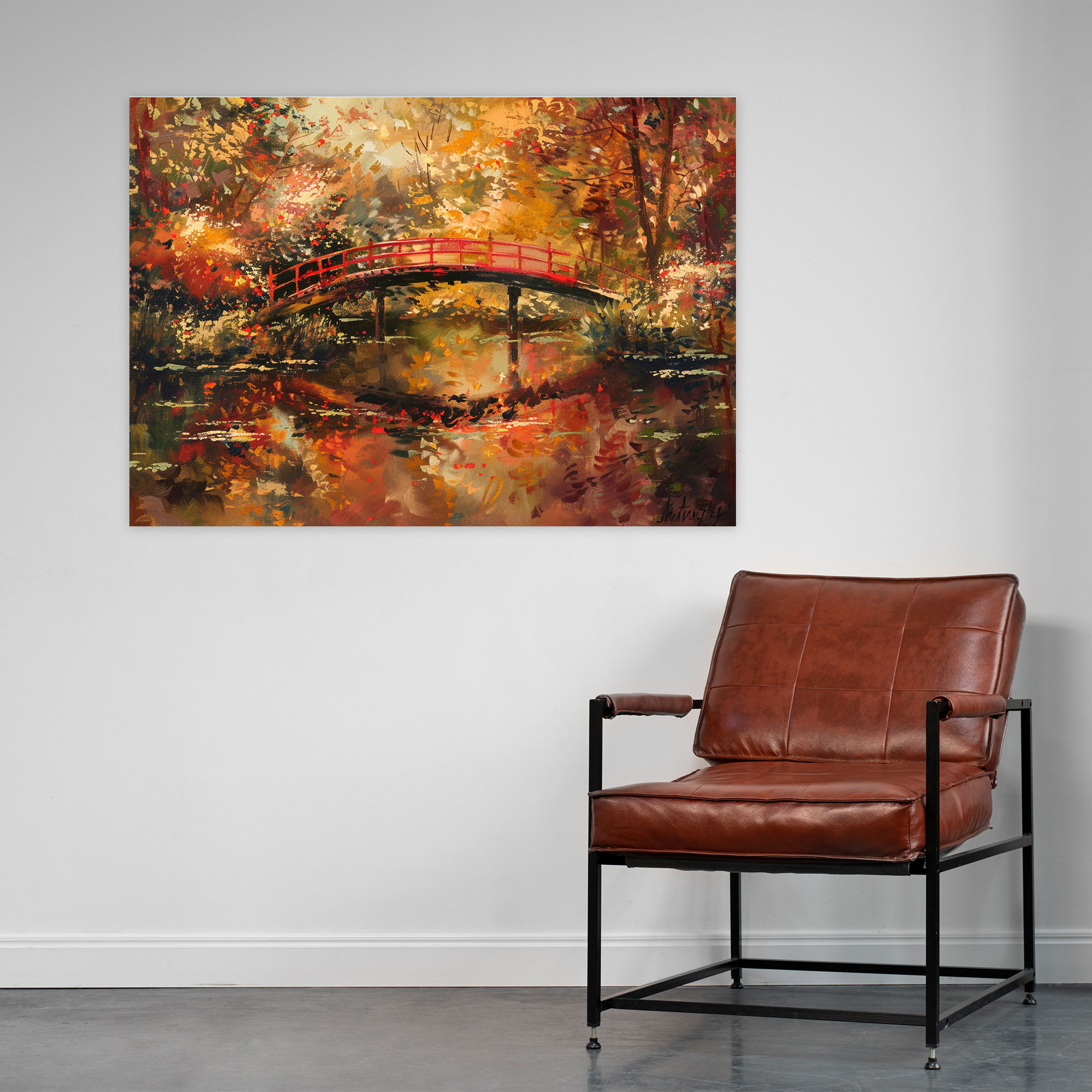 Japanese Bridge Canvas Print - Claude Monet, Wall Decoration, Home Decoration, Canvas