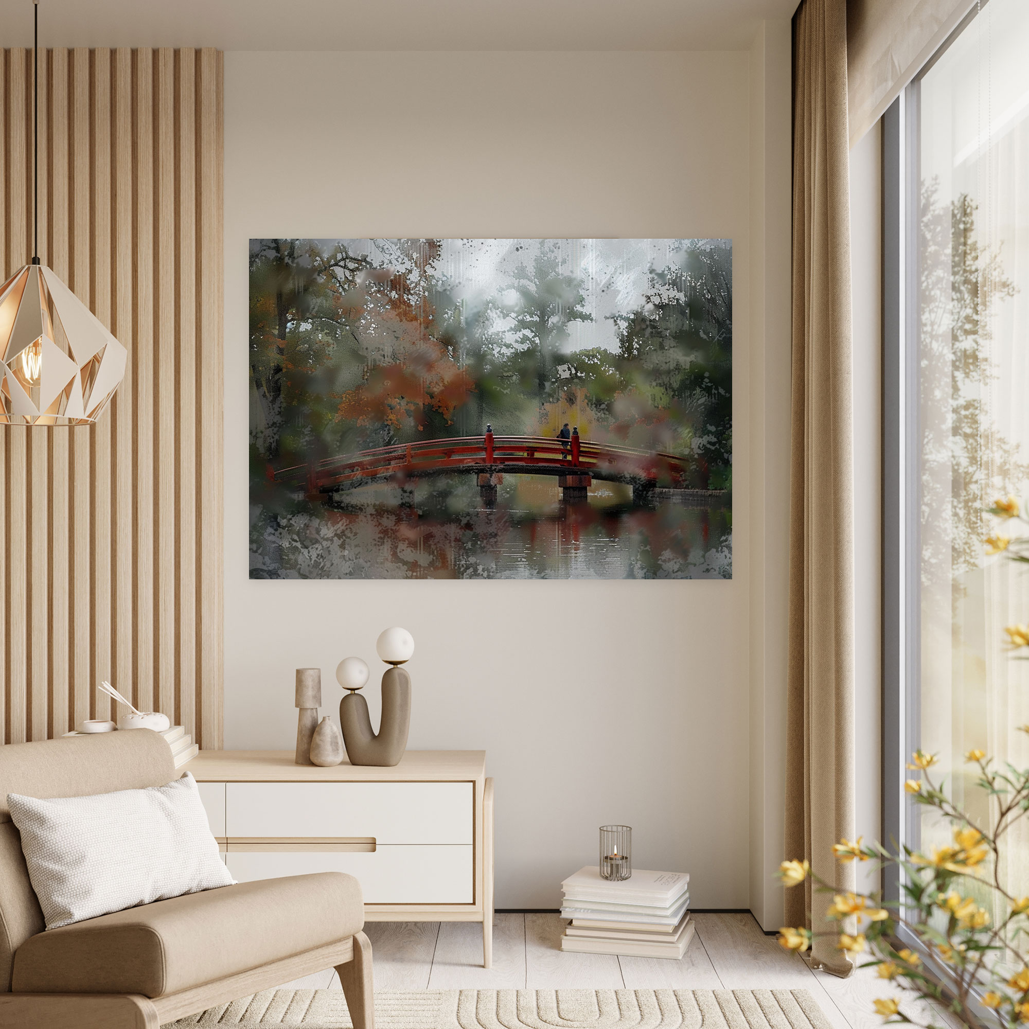 Rainy Day Claude Monet Canvas Print - Claude Monet, Wall Decoration, Home Decoration, Wall Art