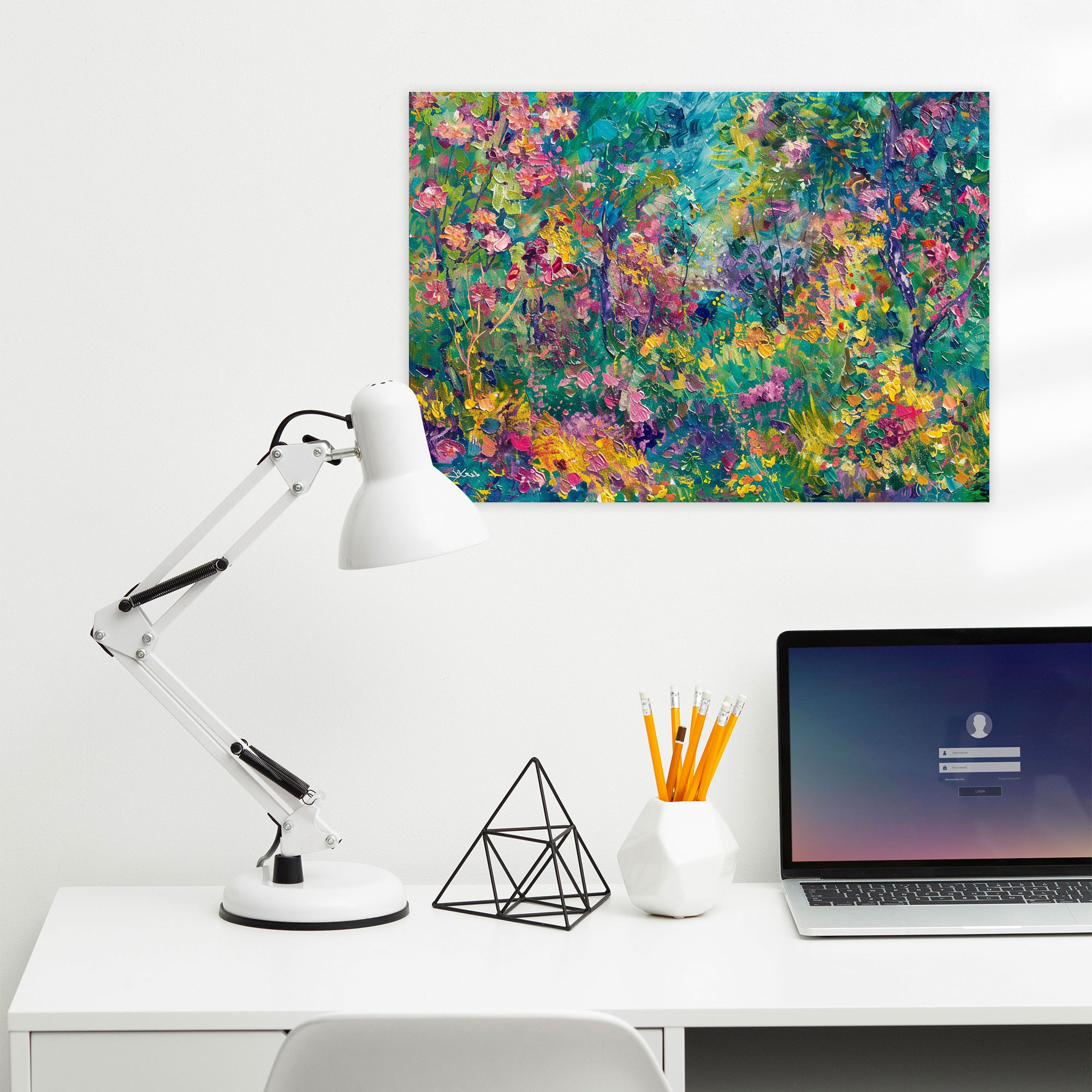 Impressionist Garden Claude Monet Canvas Print - Claude Monet, Canvas Print, Claude Monet, Wall Art