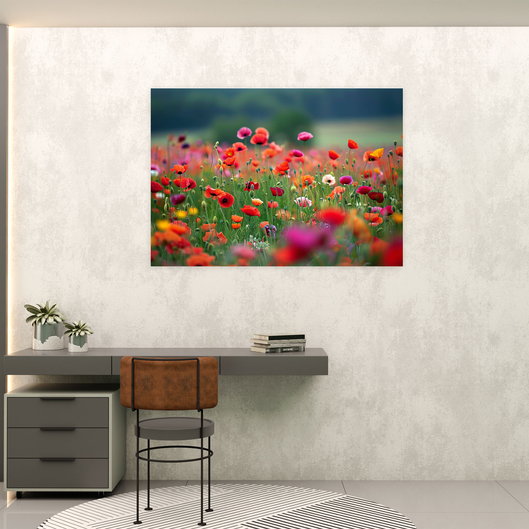 Field Of Poppies Claude Monet Canvas Print - Claude Monet, Wall Art, Claude Monet, Canvas