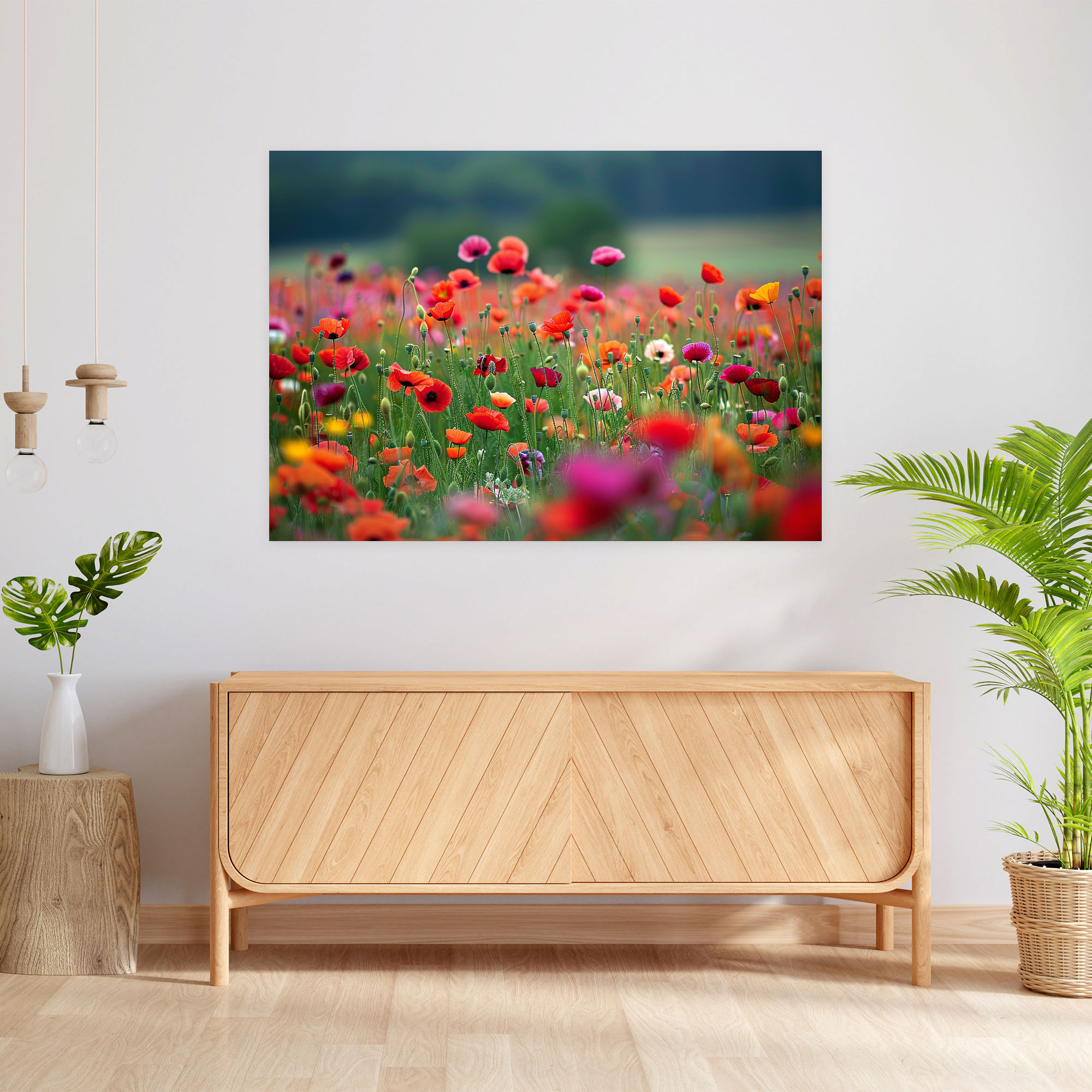 Field Of Poppies Claude Monet Canvas Print - Claude Monet, Wall Art, Claude Monet, Canvas