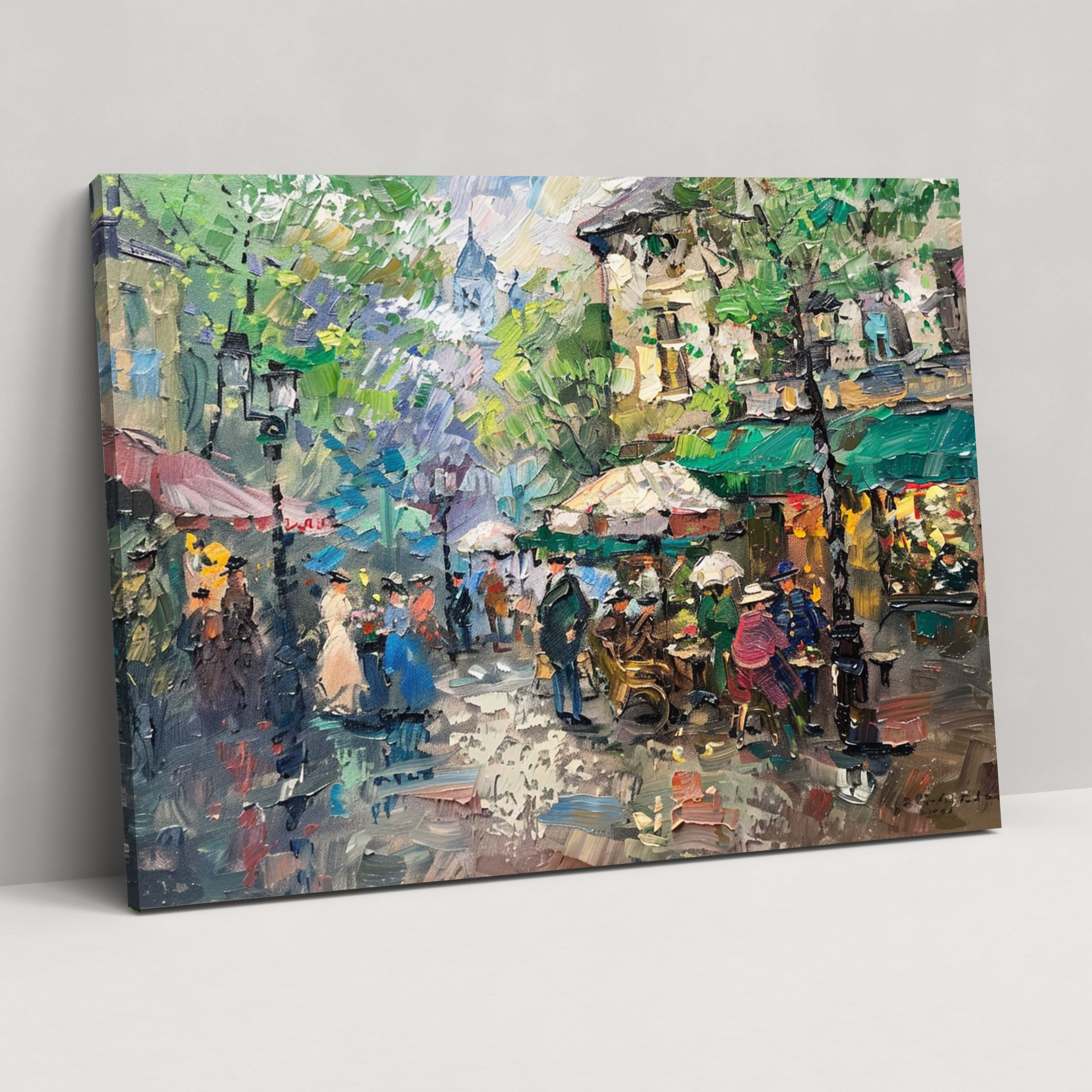 Impressionist Claude Monet Street Scene Wall Art - Claude Monet, Canvas Wall Art, Home Decoration, Canvas
