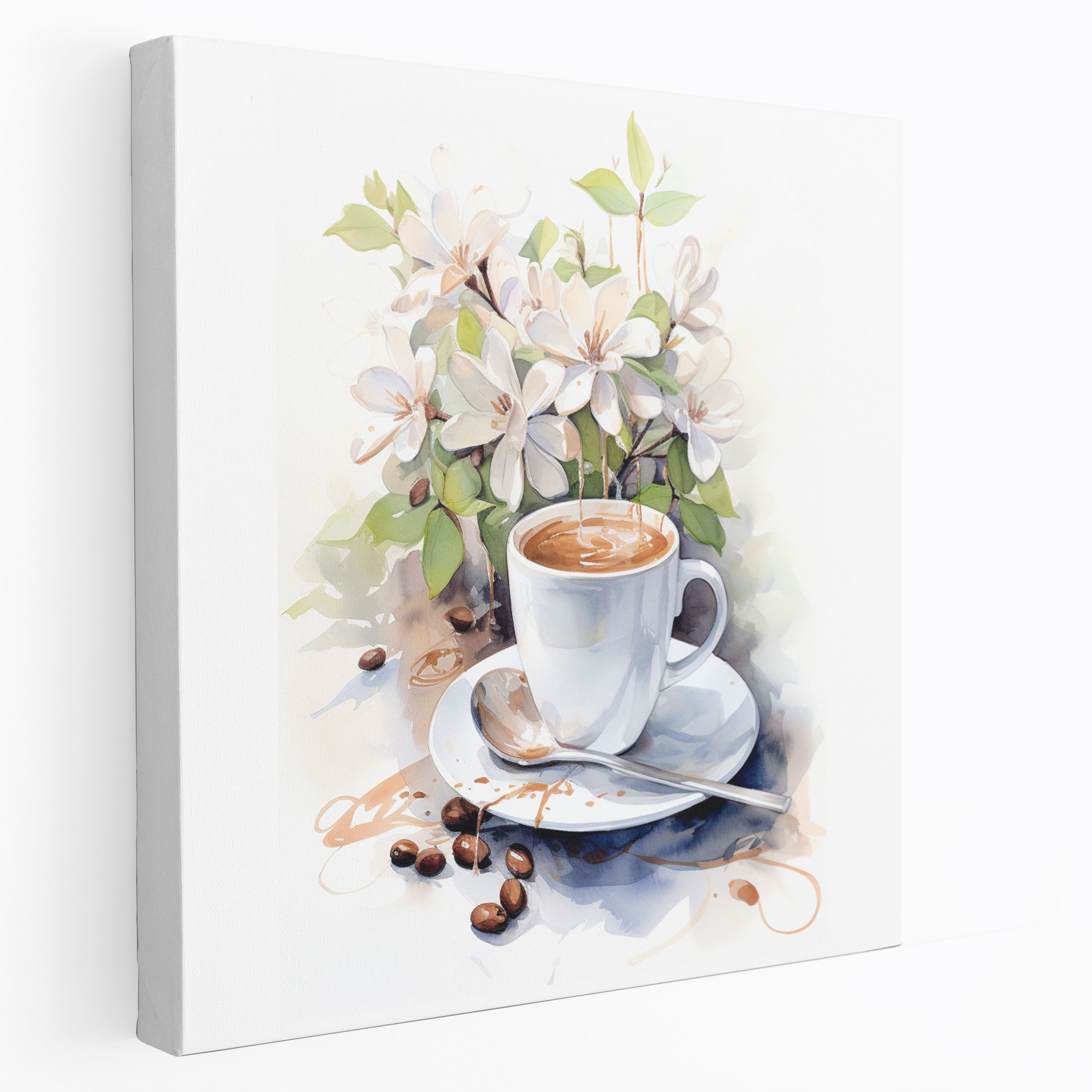 Coffee Canvas Print Wall Decoration - Coffee, Home Decoration, Coffee Plant, Wall Art
