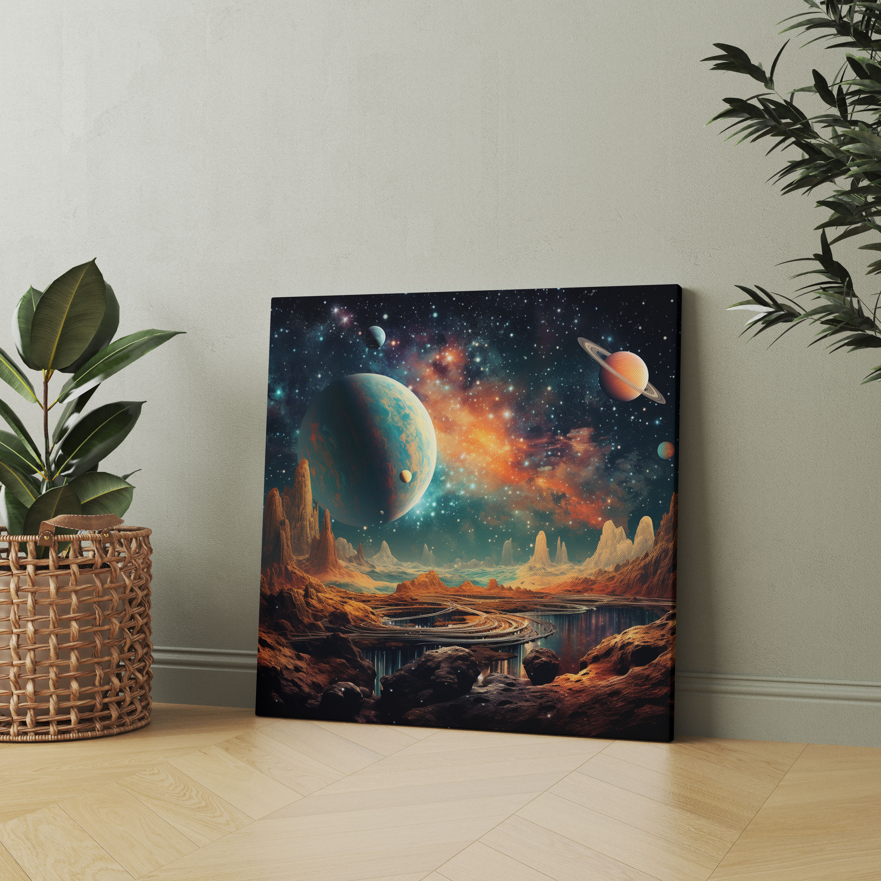 Cool Galaxy Dreams Canvas Print - Cool, Galaxy, Cool Galaxy Dreams, Digital Collage