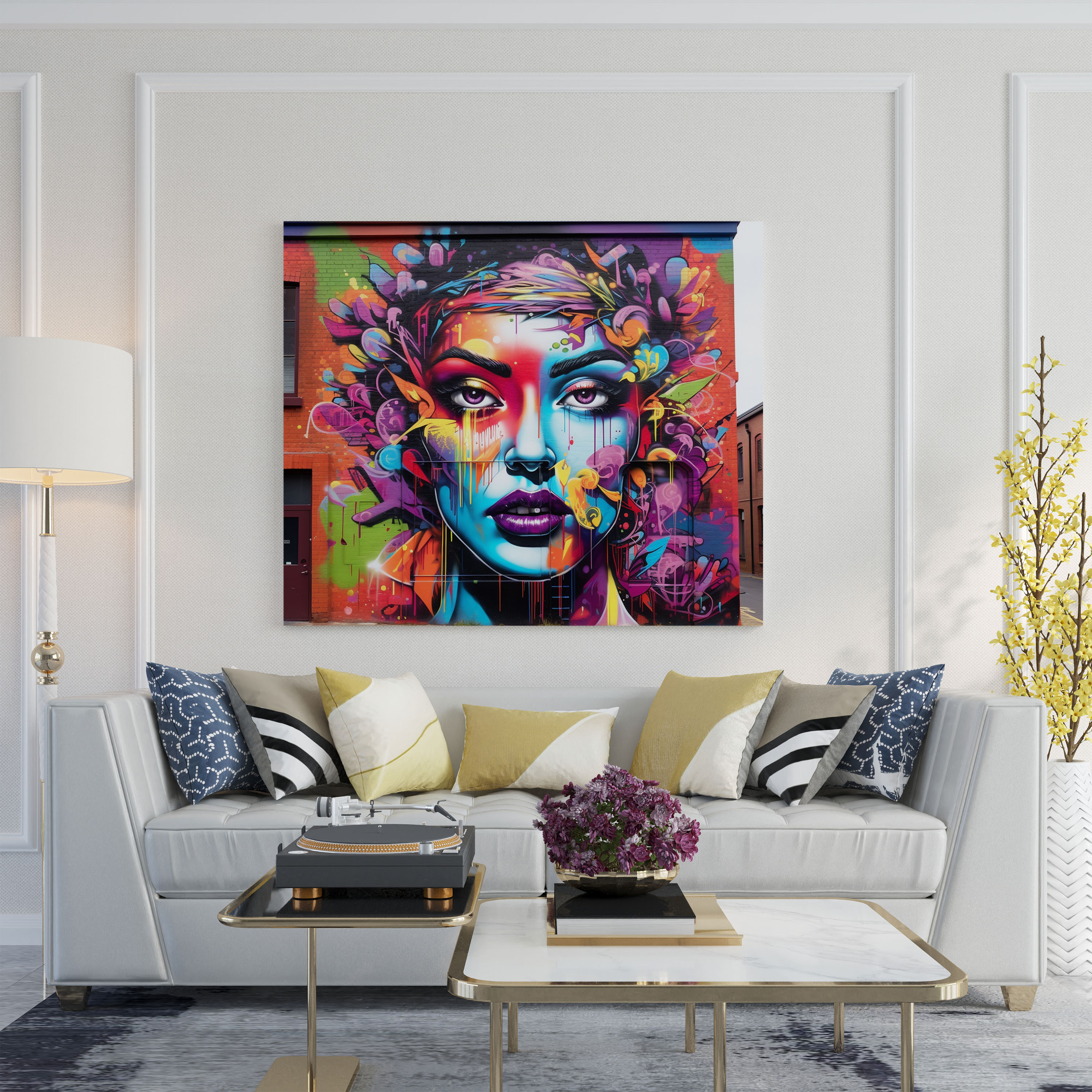 Cool Canvas Wall Art: Colorful Urban Expressions - Cool, Urban Expressions, Canvas, Cool