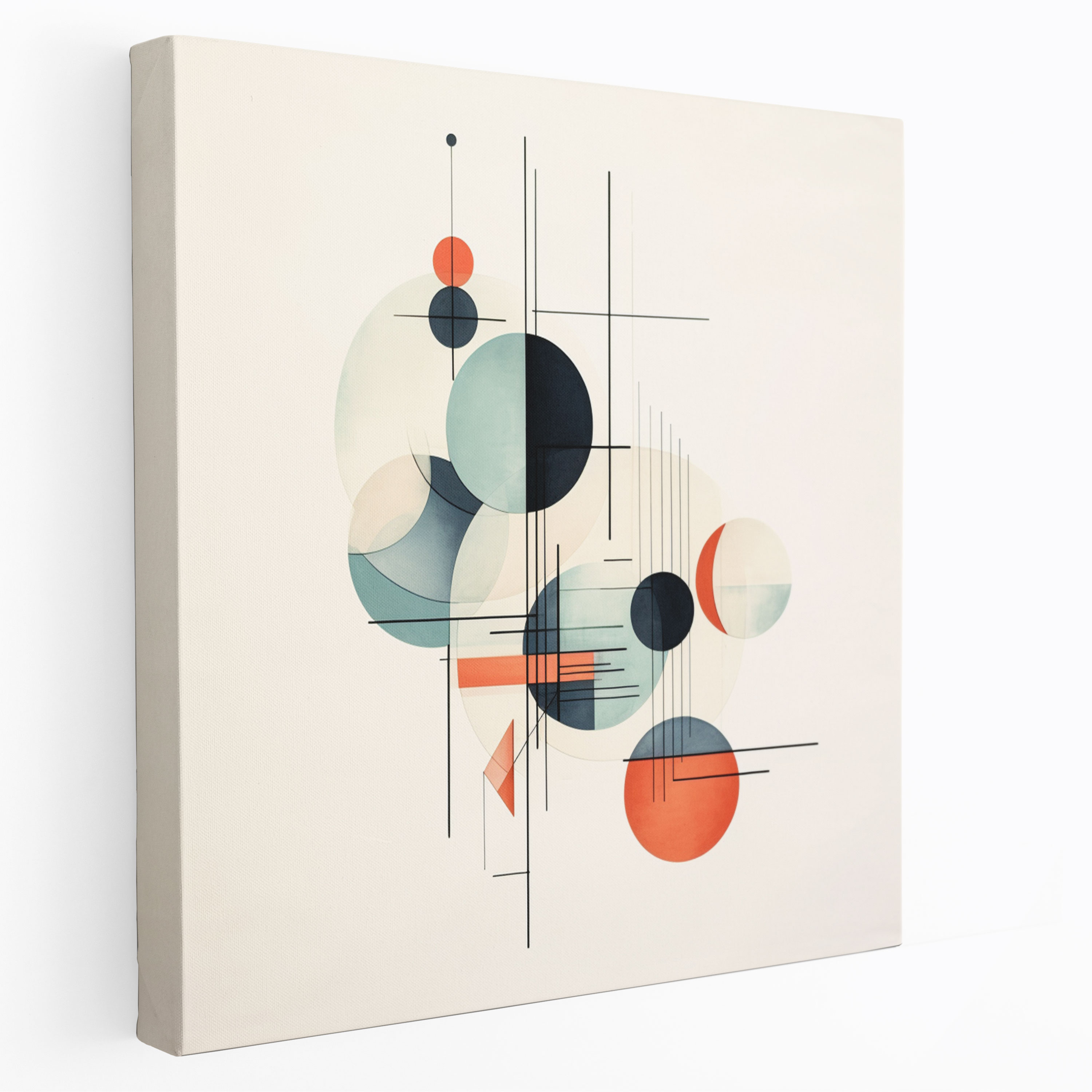 Cool Wall Art: Geometric Harmony - Cool, Cool, Wall Decoration, Shapes
