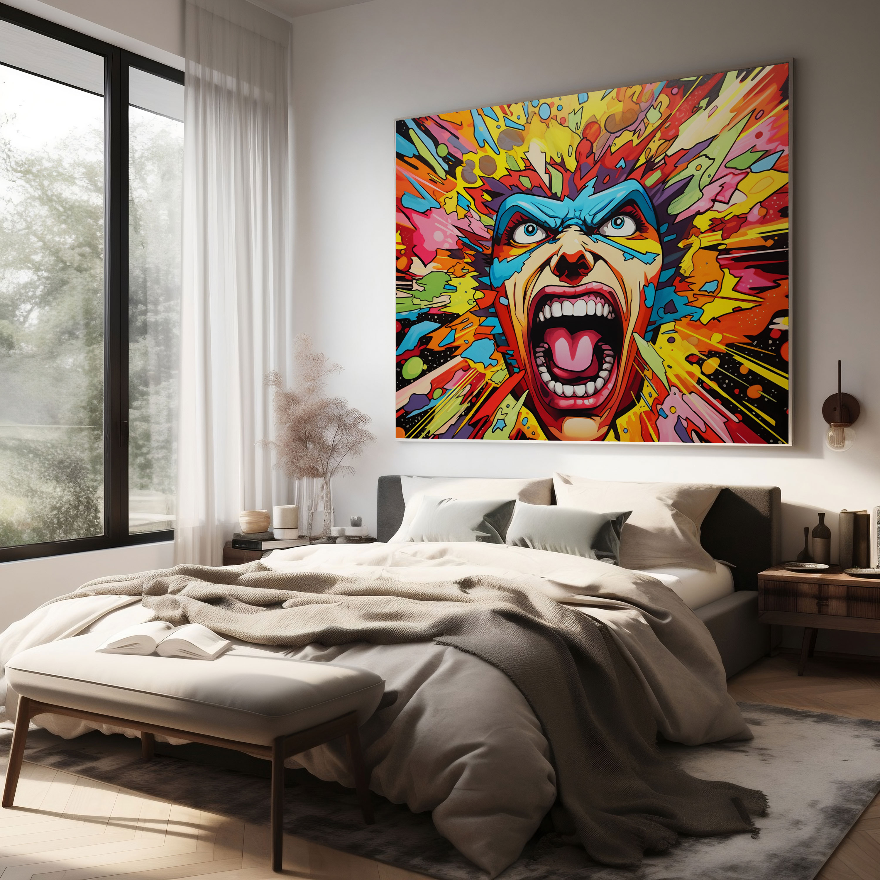 Cool Canvas Print - Pop Art Superhero Wall Art - Cool, Canvas, Superhero Symbols, Canvas Wall Art