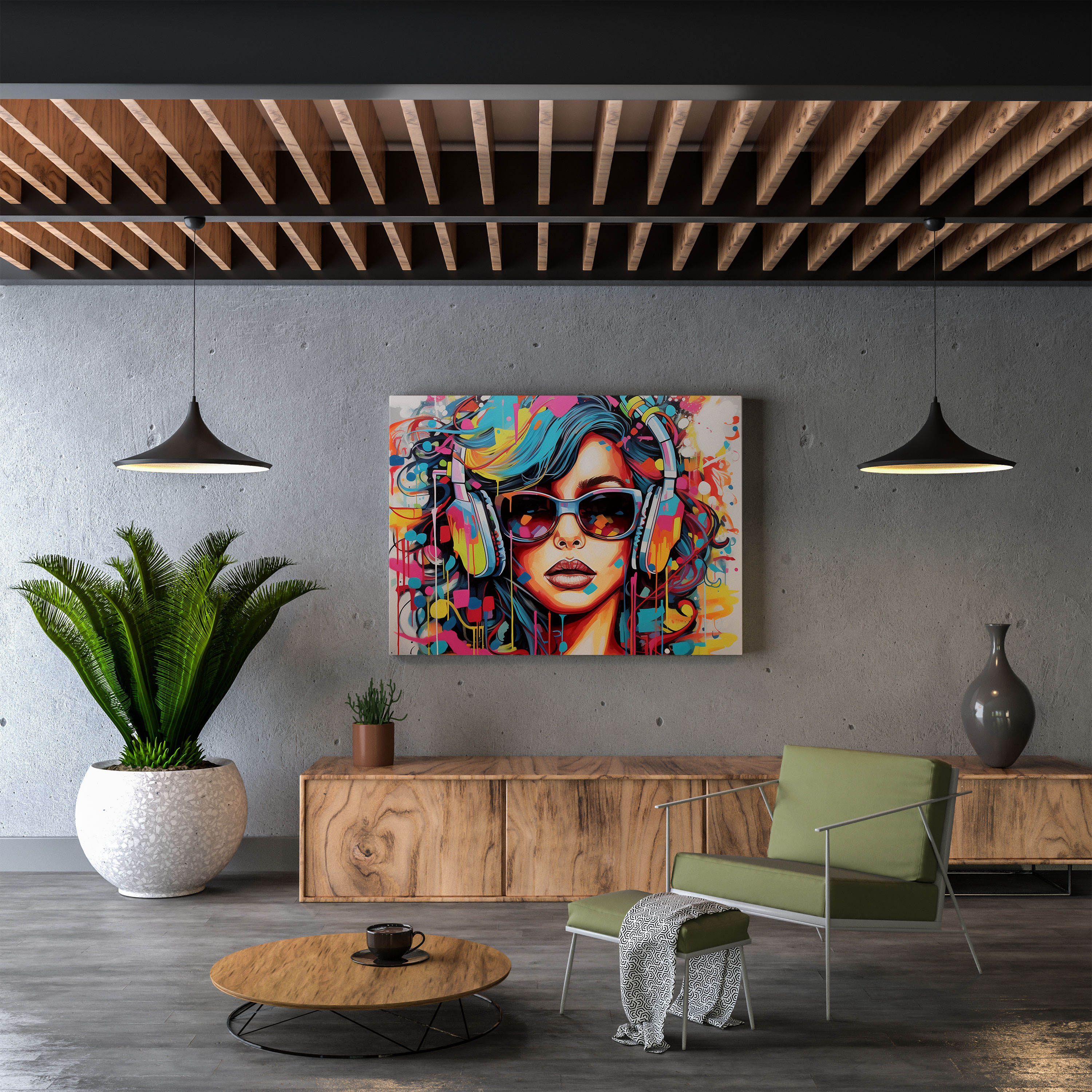 Cool Canvas Print - Pop Art Revolution - Cool, Pop Art, Wall Art, Wall Decoration