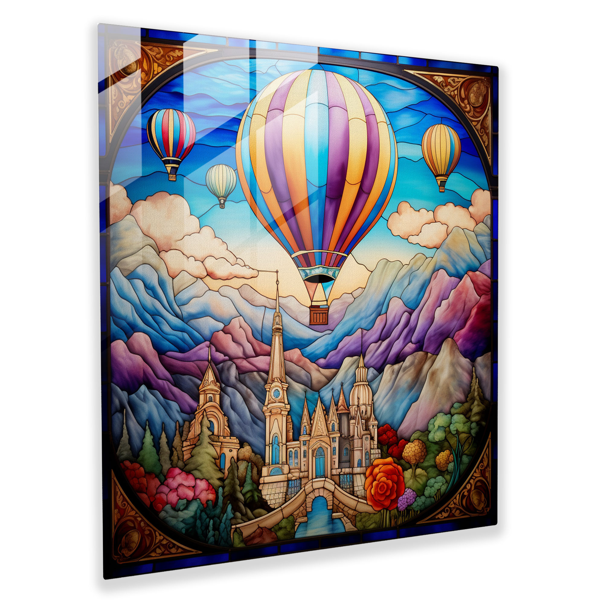Luminous Balon Şenliği Cam Tablo Baskısı