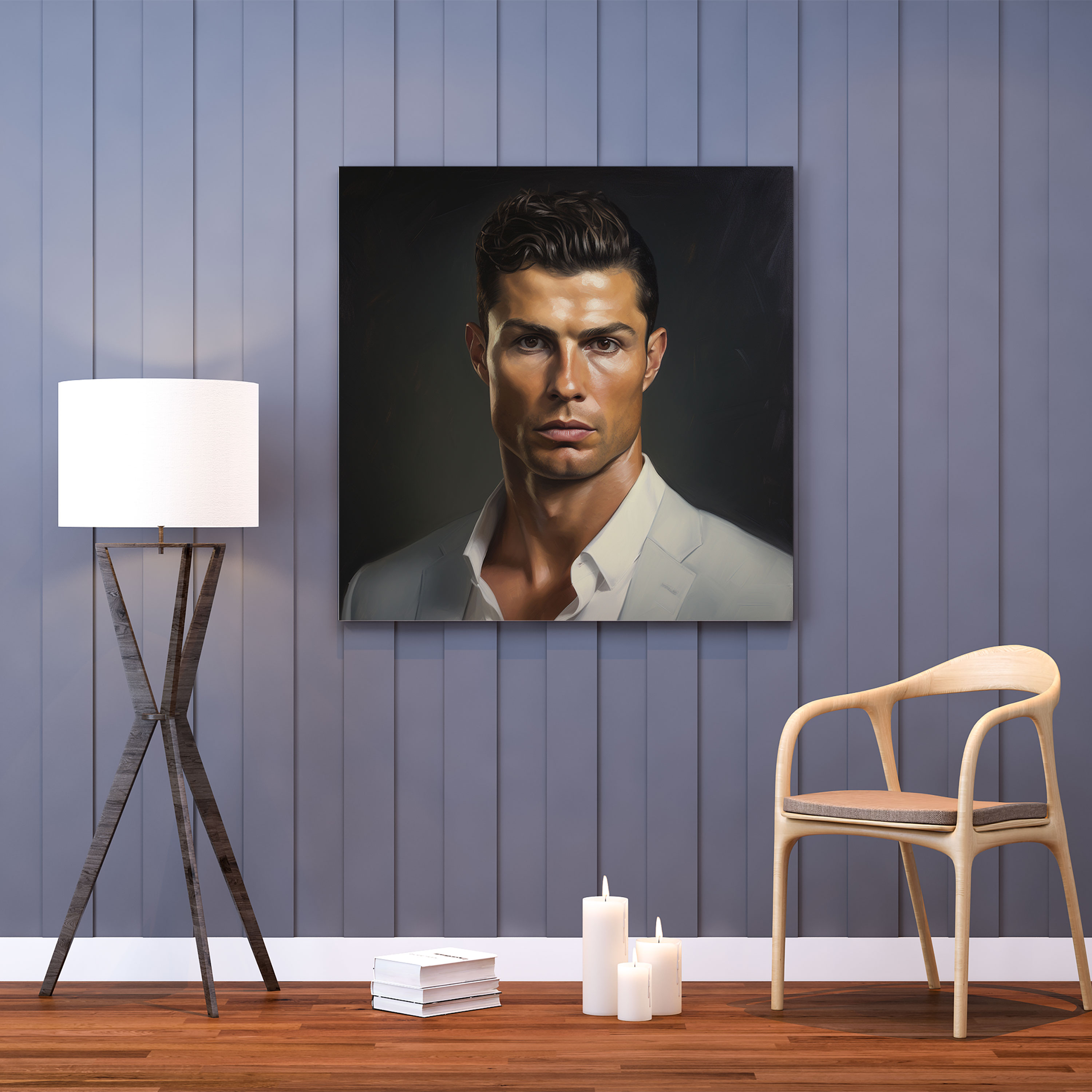 Cristiano Ronaldo Tablo Sanatı - Kanvas Tablo Ev Dekorasyonu Duvar Dekorasyonu