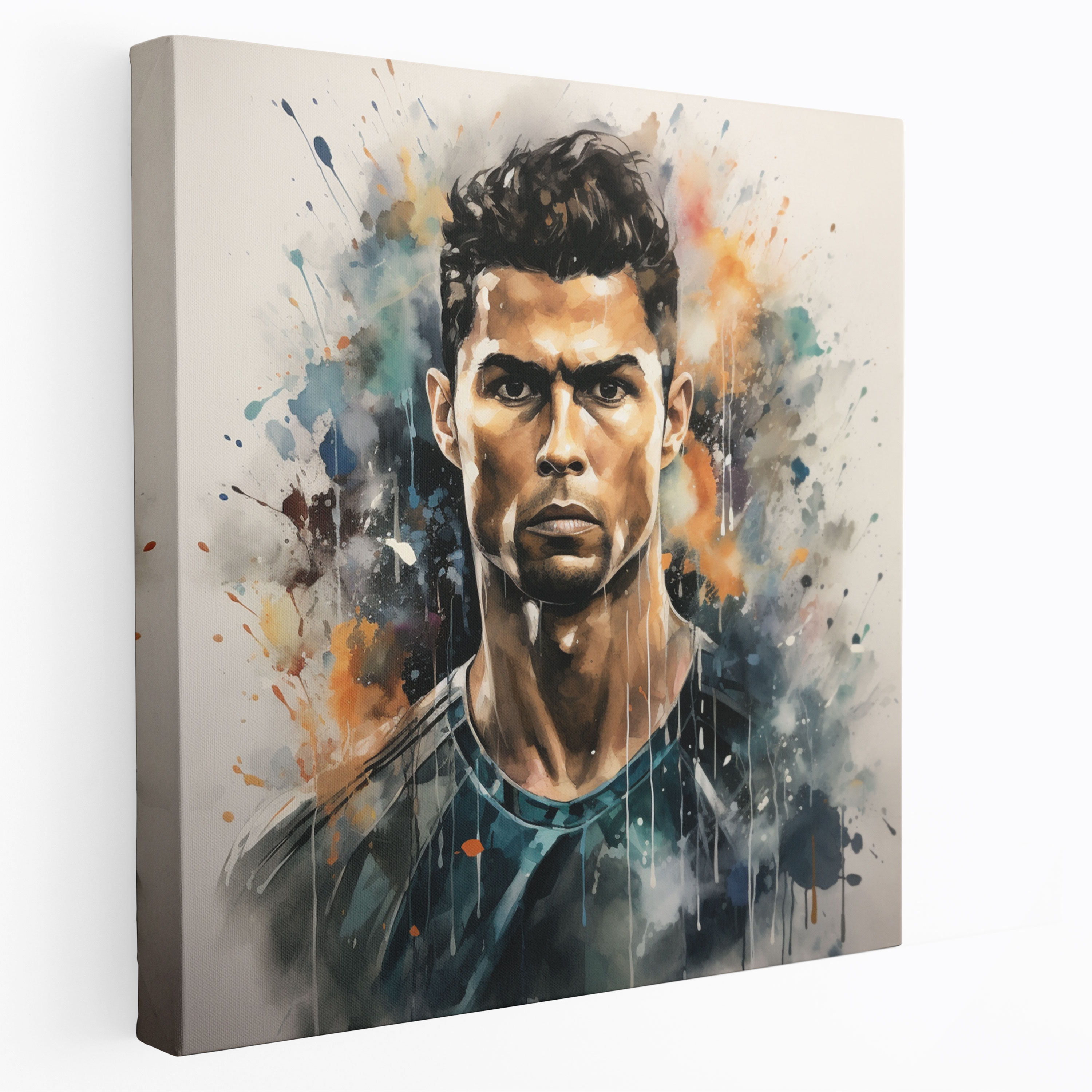 Cristiano Ronaldo Wall Decoration - Cristiano Ronaldo, Cristiano Ronaldo, Canvas, Canvas Wall Art