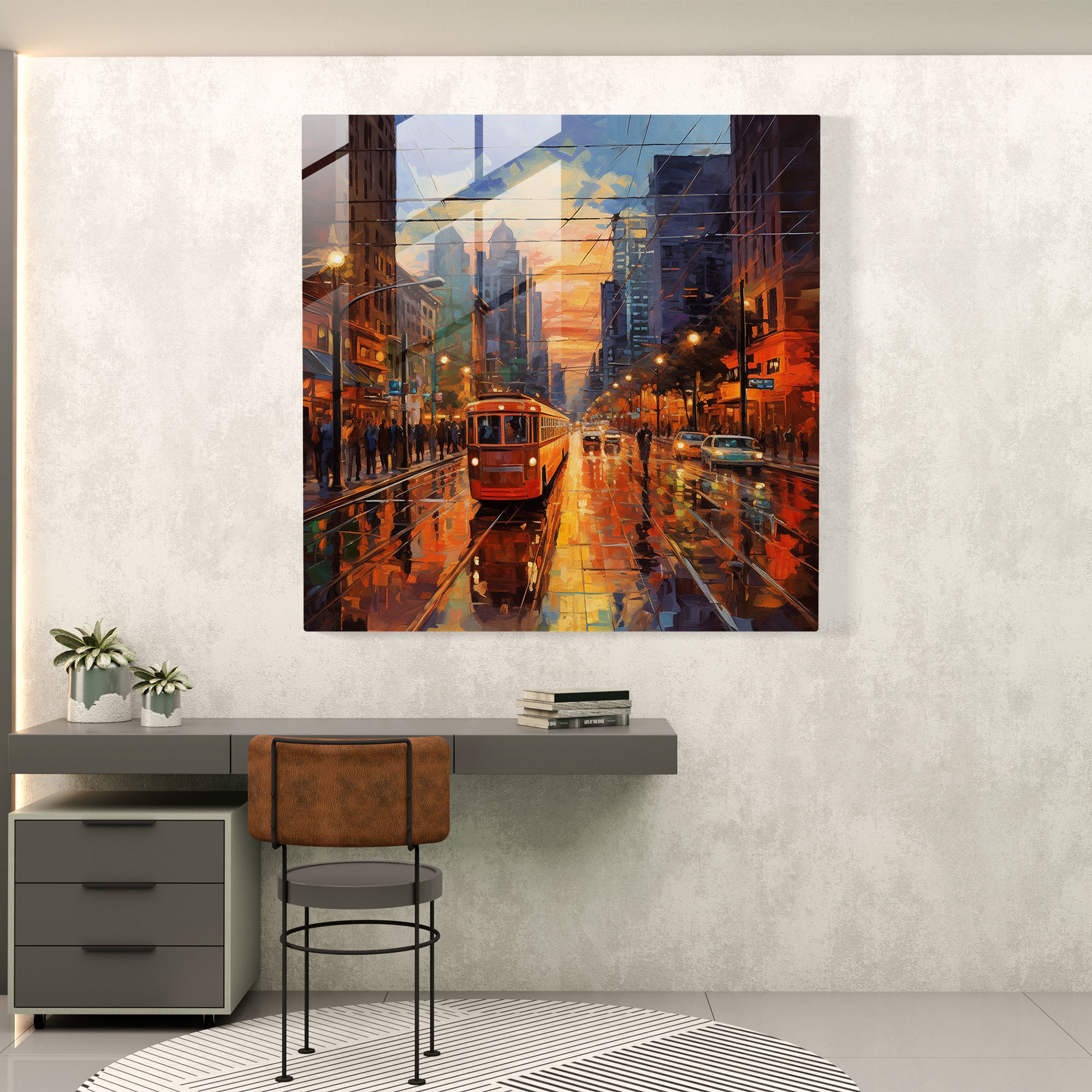 Twilight Impressions Glass Print