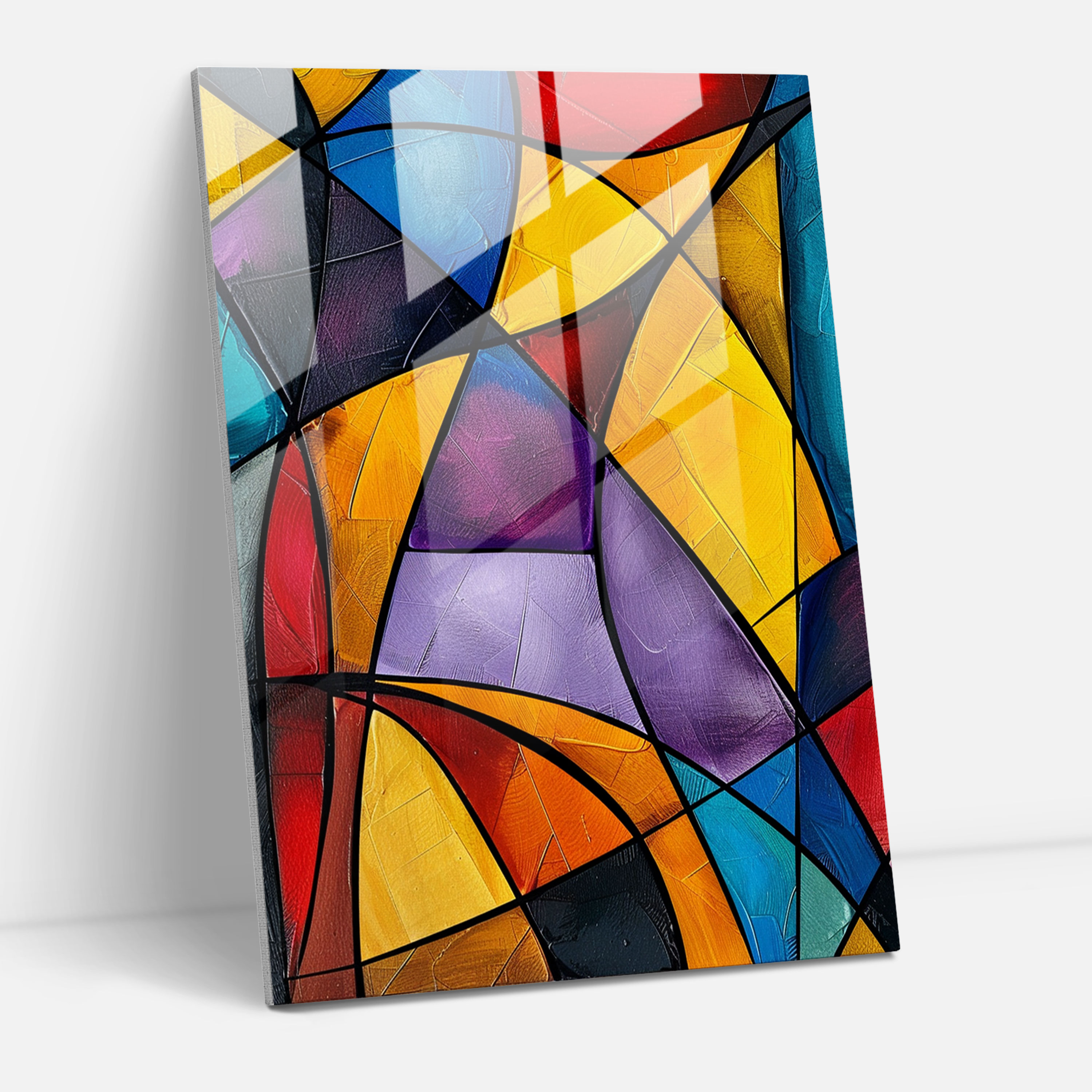 Cubism Glass Wall Art Home Decoration - Cubism, Glass Print, Home Decoration, Cubism