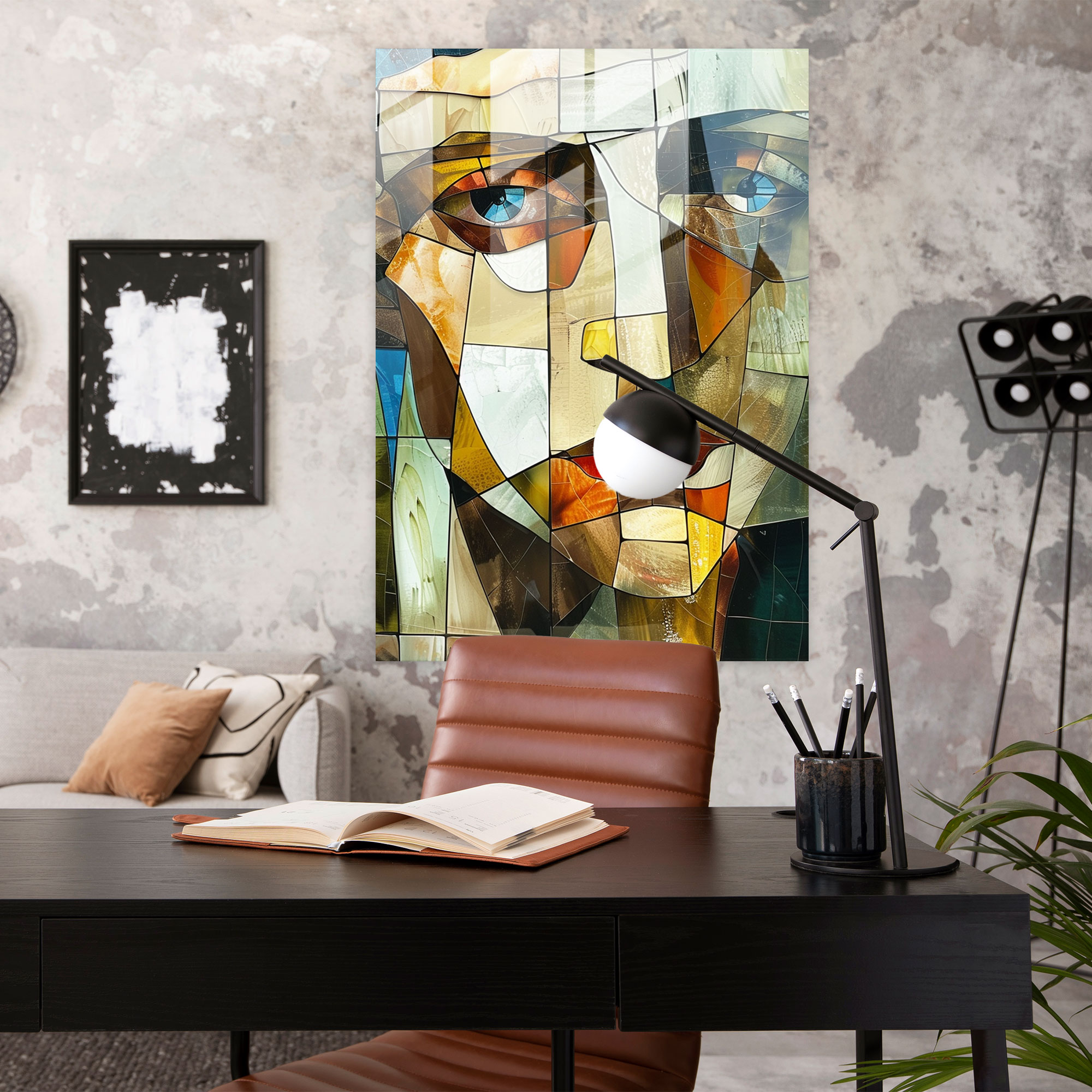 Cubism Glass Art Home Decoration - Cubism, Glass Print, Glass Art, Cubism