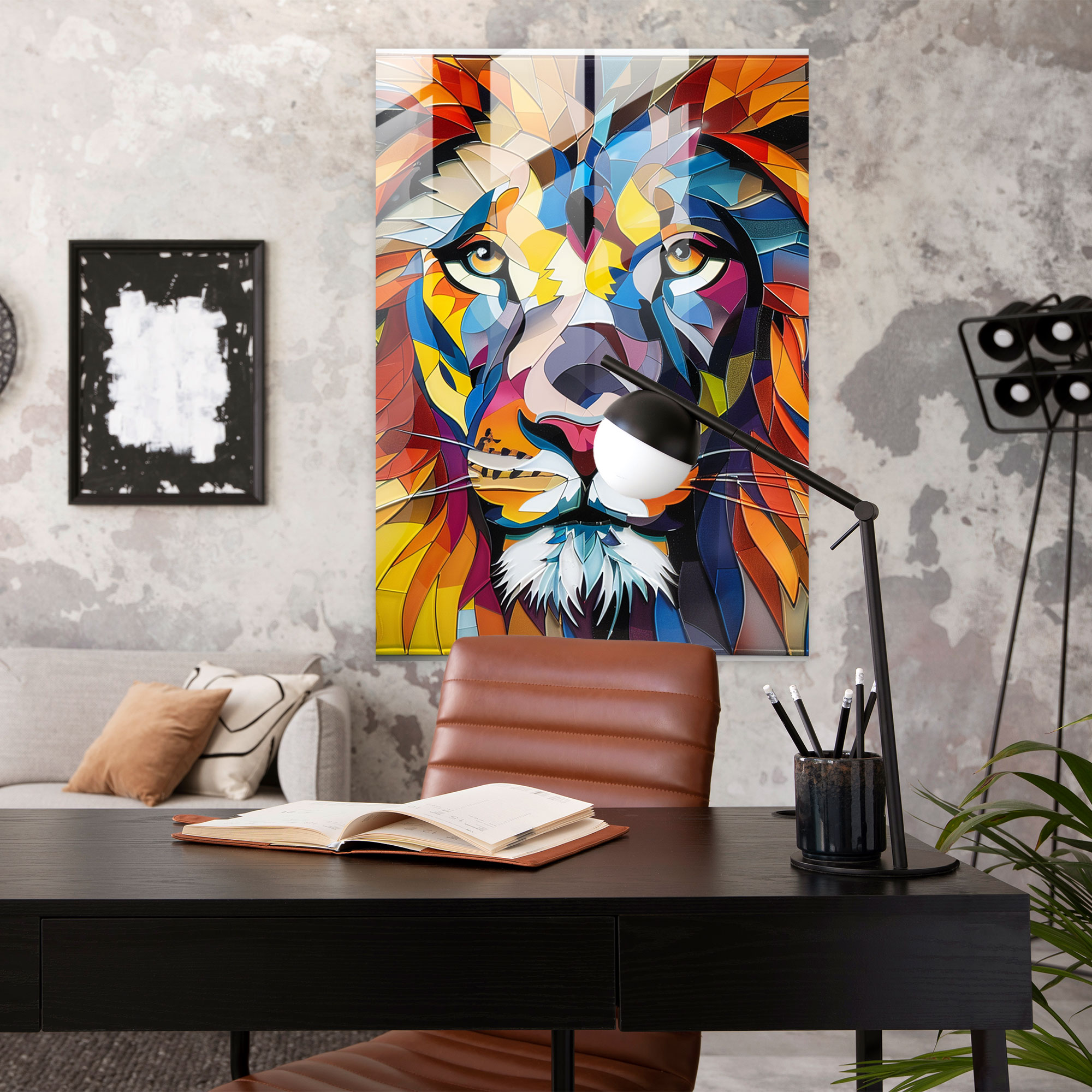 Cubism Glass Art Home Decoration - Cubism, Glass Art, Modern Art, Home Decoration