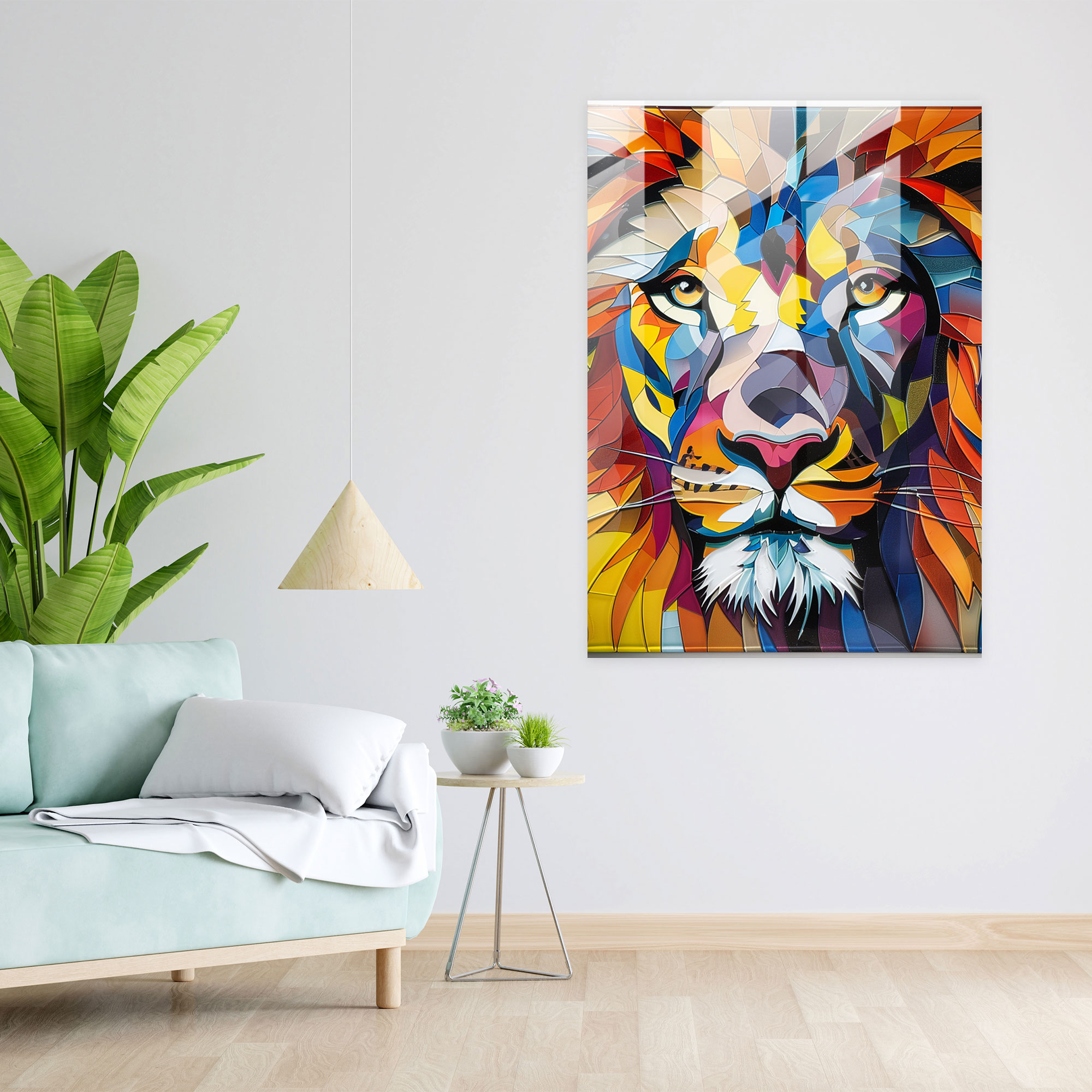 Cubism Glass Art Home Decoration - Cubism, Glass Art, Modern Art, Home Decoration