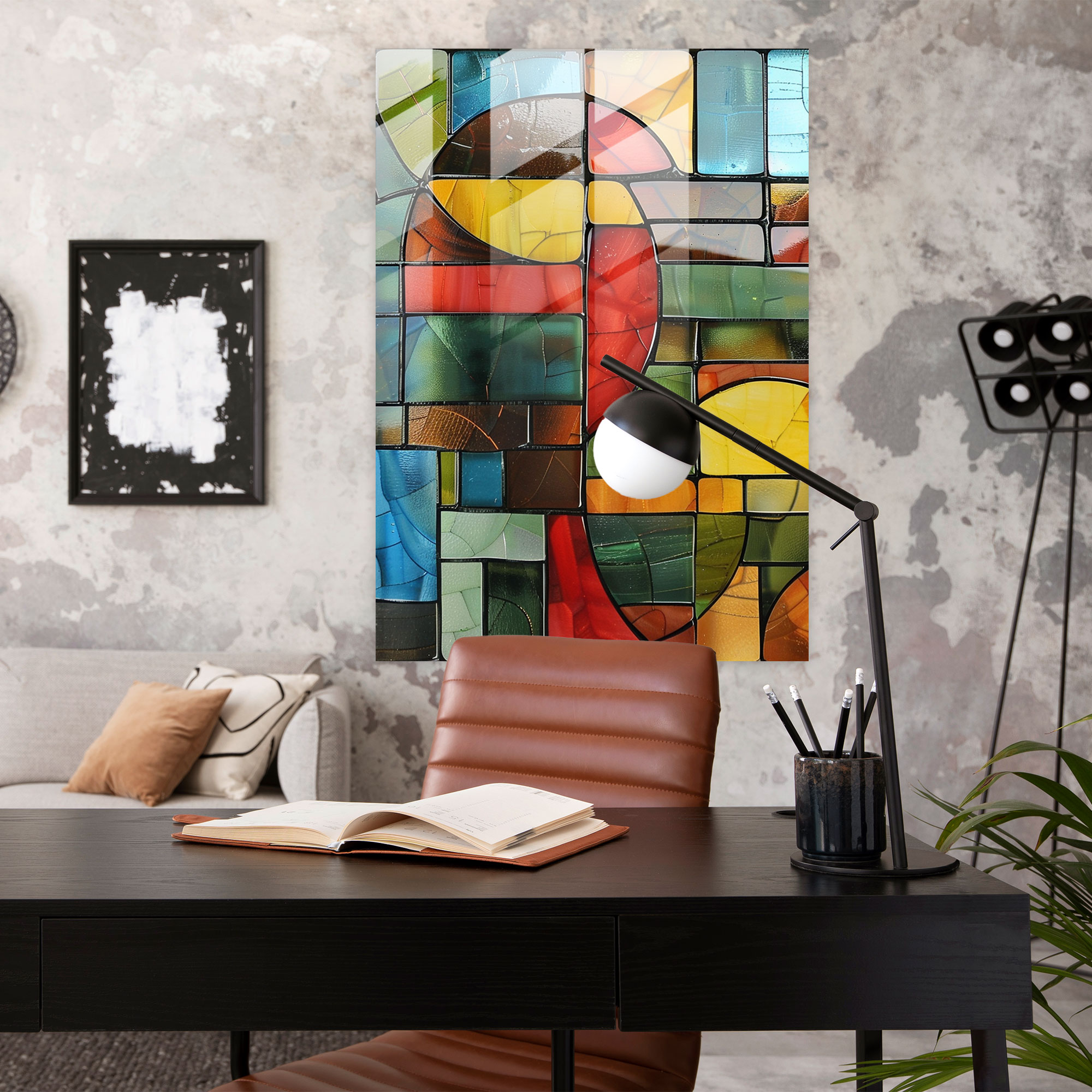 Cubism Glass Wall Art Wall Decoration - Cubism, Cubism, Glass Wall Art, Modern Art