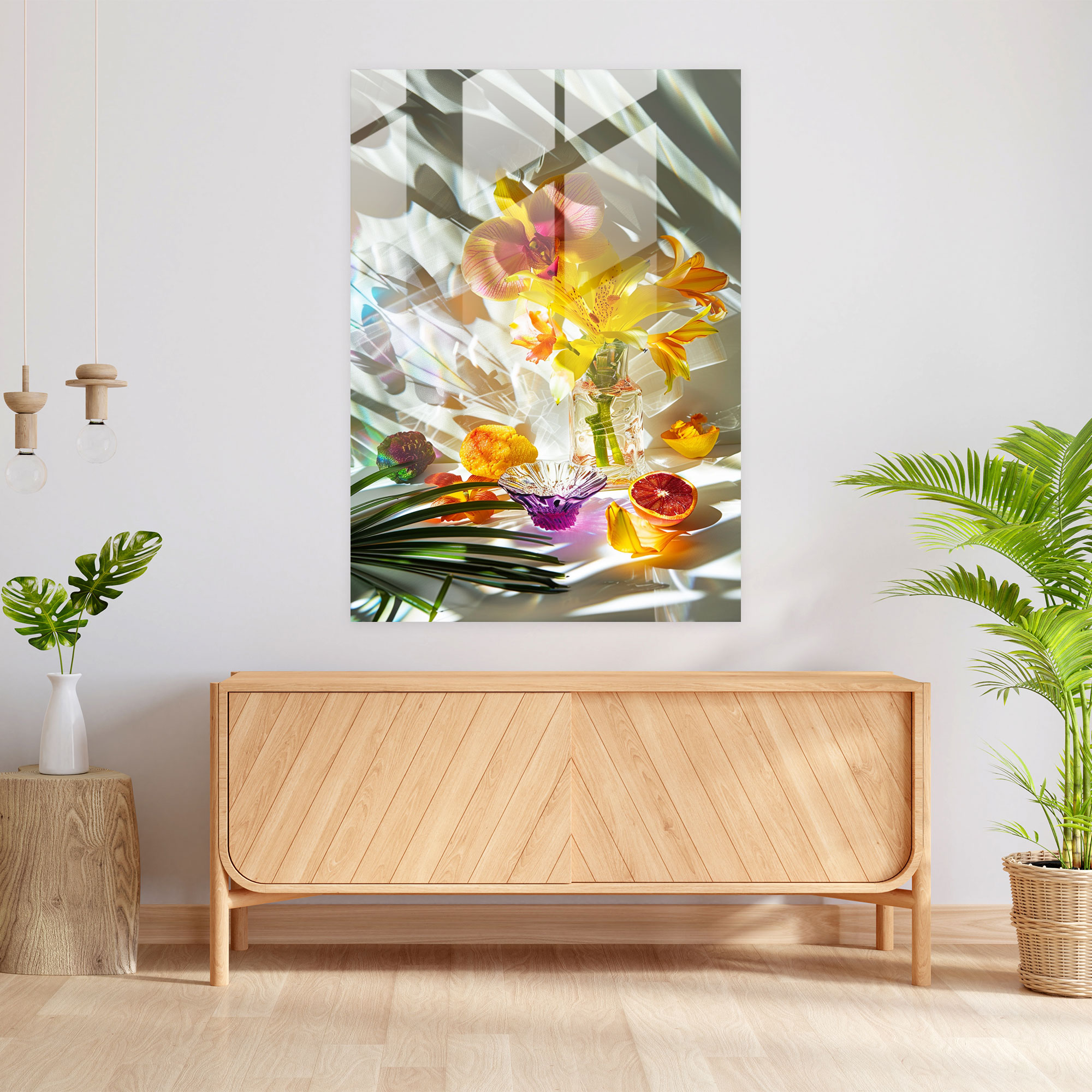 Cubism Glass Print Deconstructed Still Life Wall Art - Cubism, Glass Print, Home Decoration, Cubism