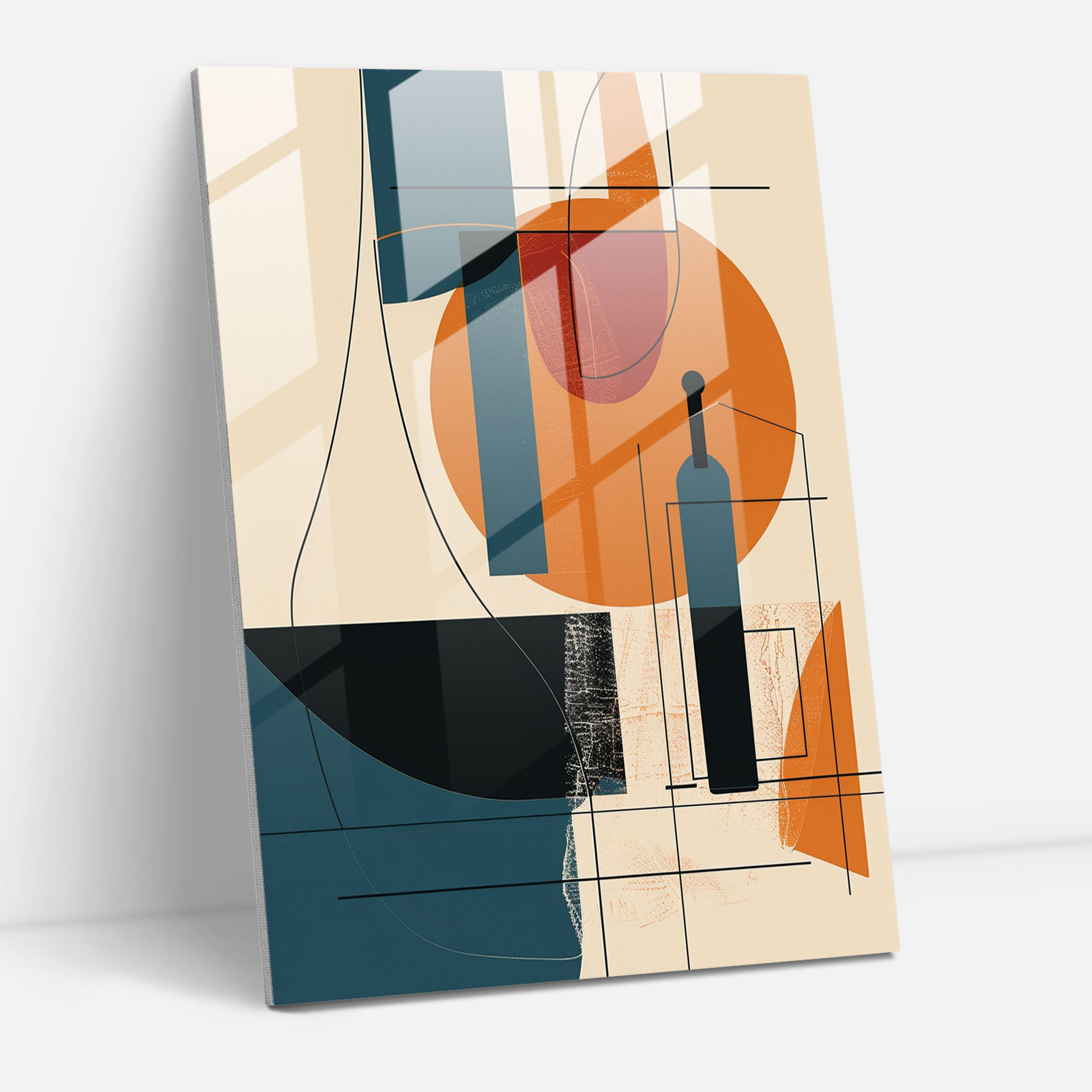 Cubism Abstract Shapes Wall Decoration - Cubism, Glass Art, Wall Decoration, Cubism