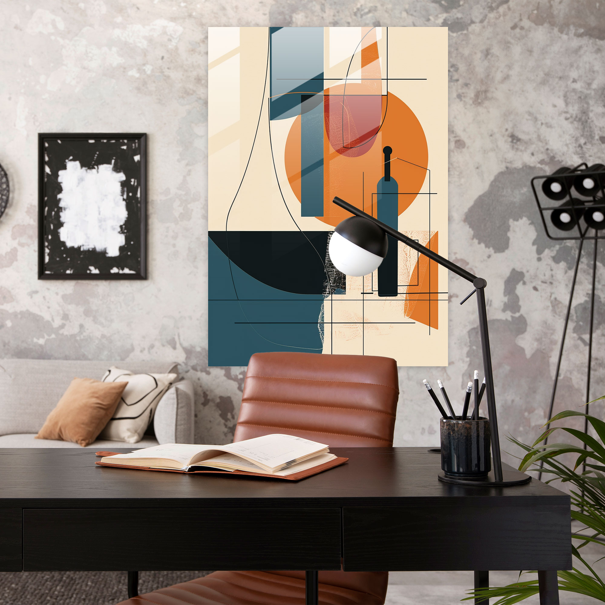 Cubism Abstract Shapes Wall Decoration - Cubism, Glass Art, Wall Decoration, Cubism