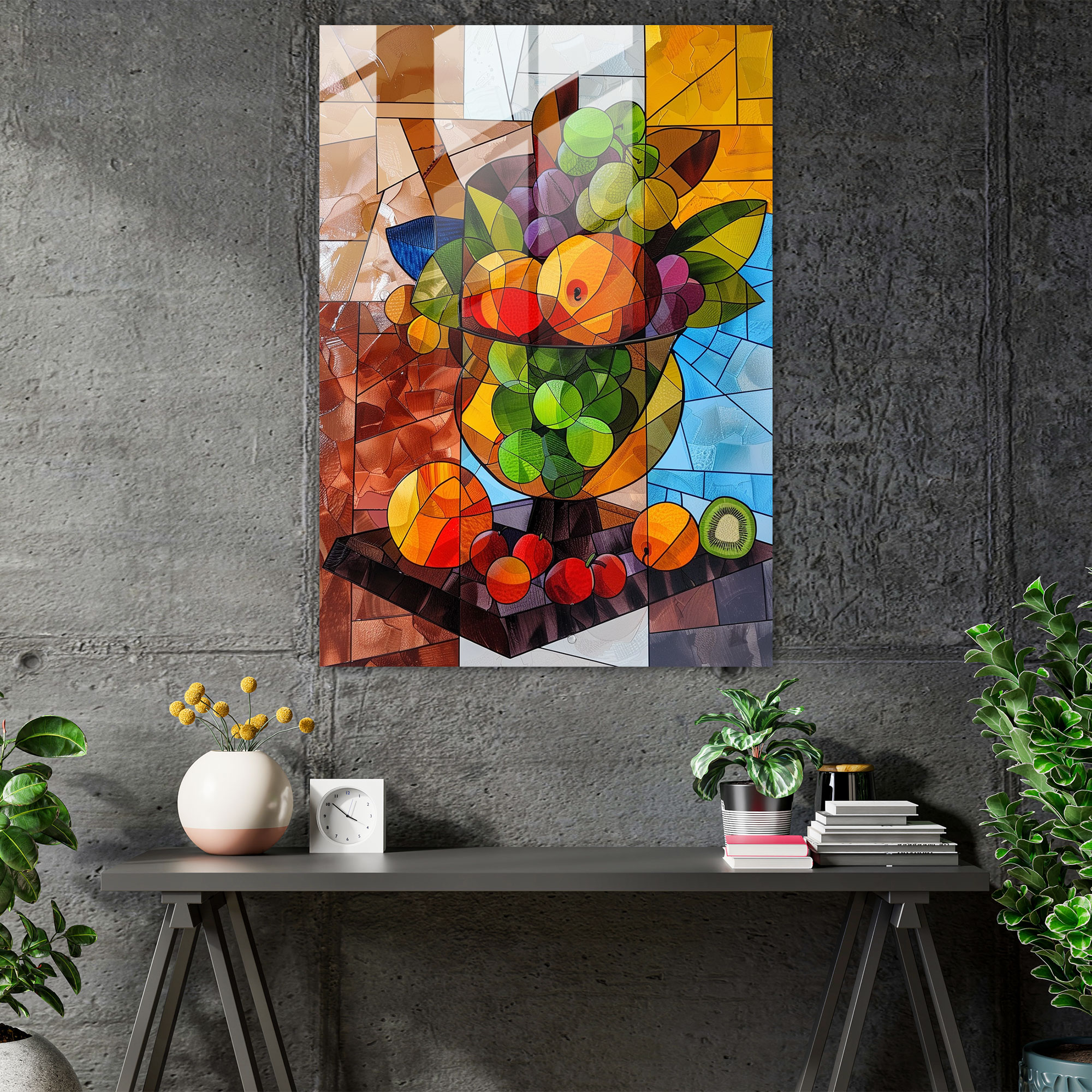 Cubism Still Life Glass Art - Cubism, Modern Art, Wall Decoration, Cubism