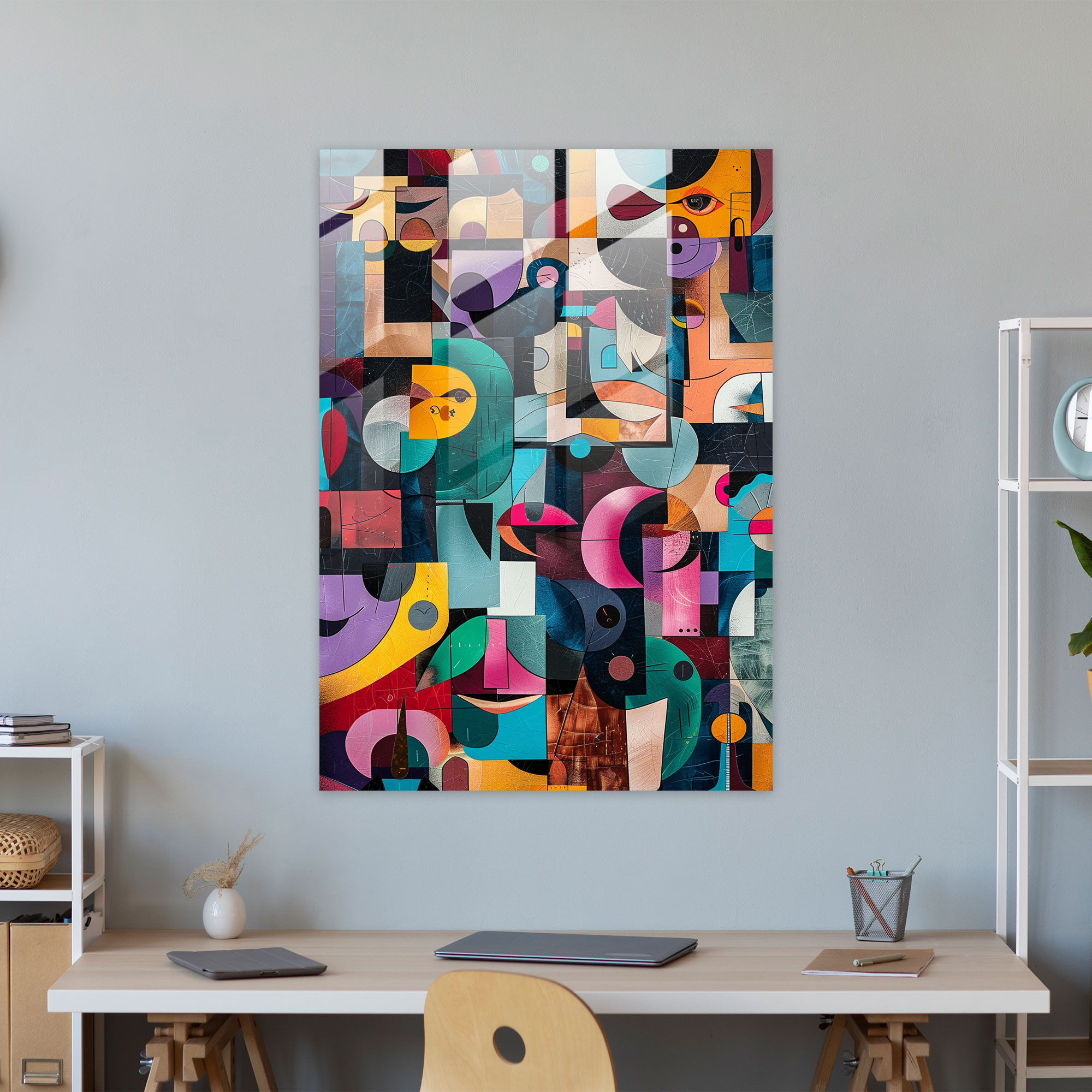 Cubism Characters Wall Decoration - Cubism, Home Decoration, Wall Decoration, Modern Art