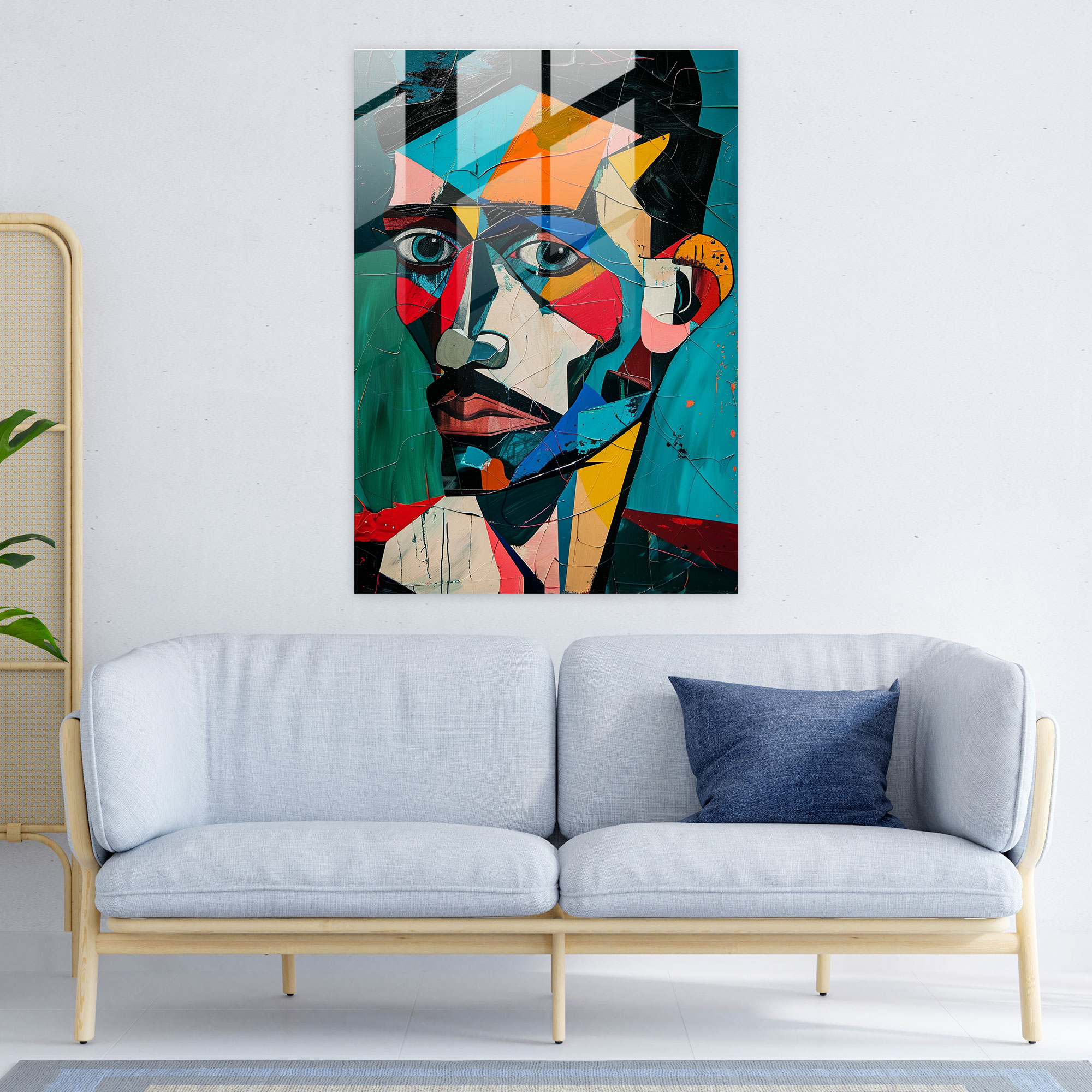 Picasso Cubism Glass Art - Cubism, Glass Print, Wall Decoration, Modern Art