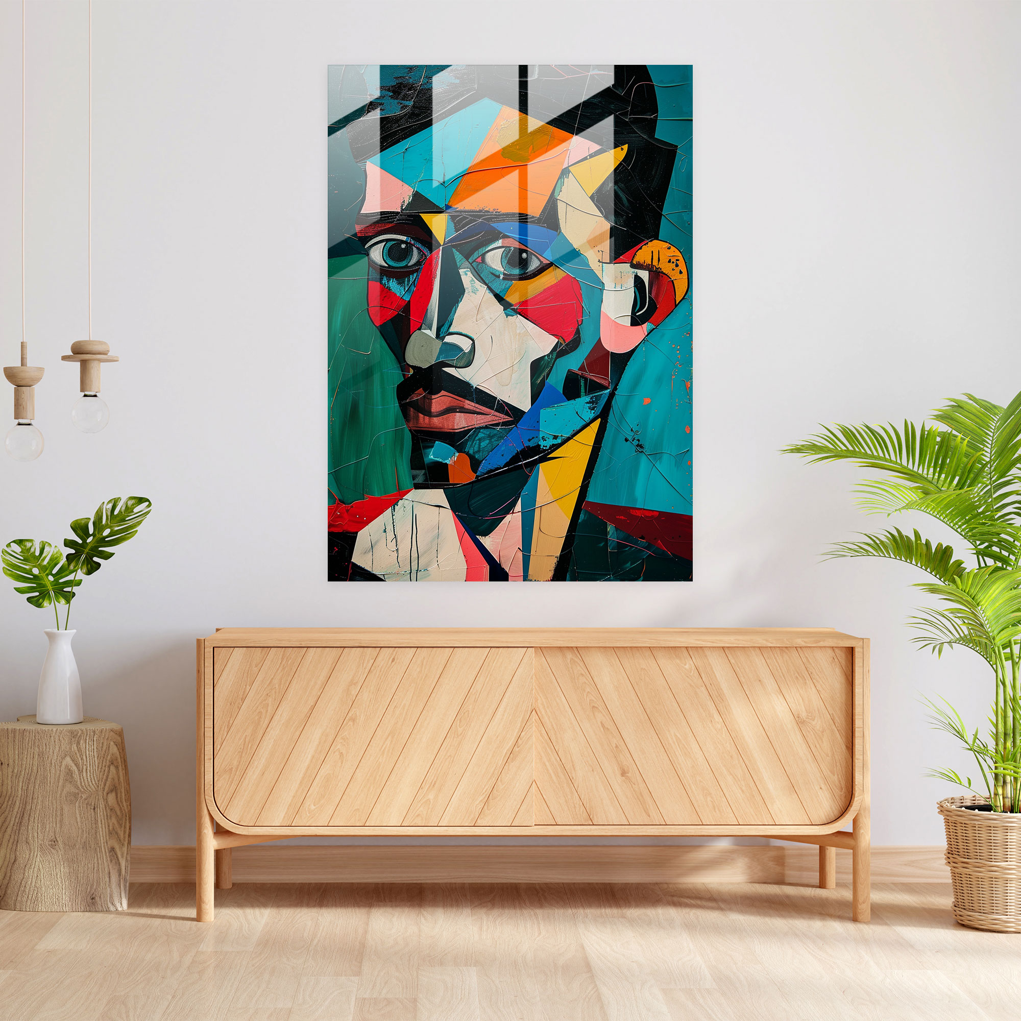 Picasso Cubism Glass Art - Cubism, Glass Print, Wall Decoration, Modern Art