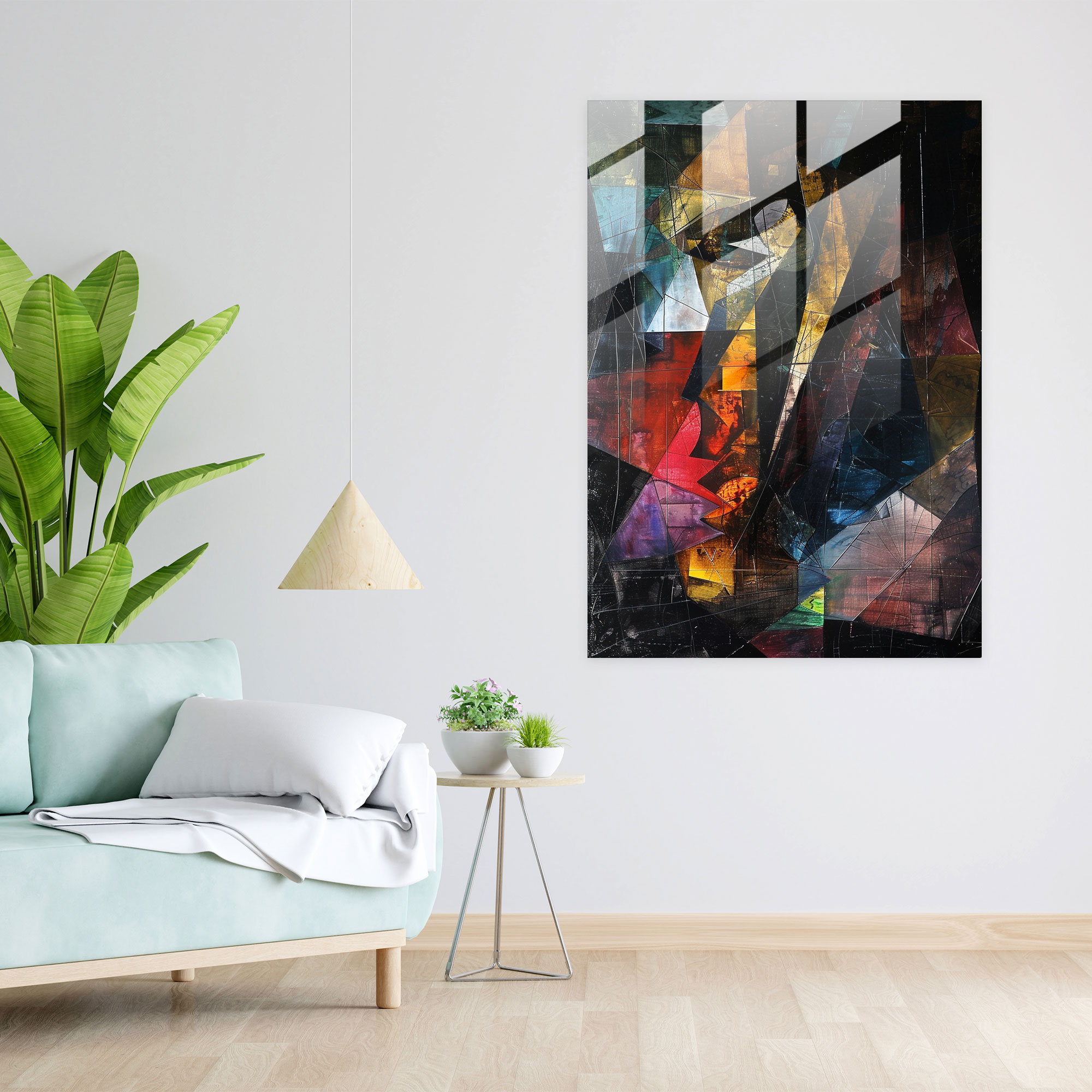 Abstract Cubism Modern Art - Cubism, Home Decoration, Modern Art, Wall Decoration