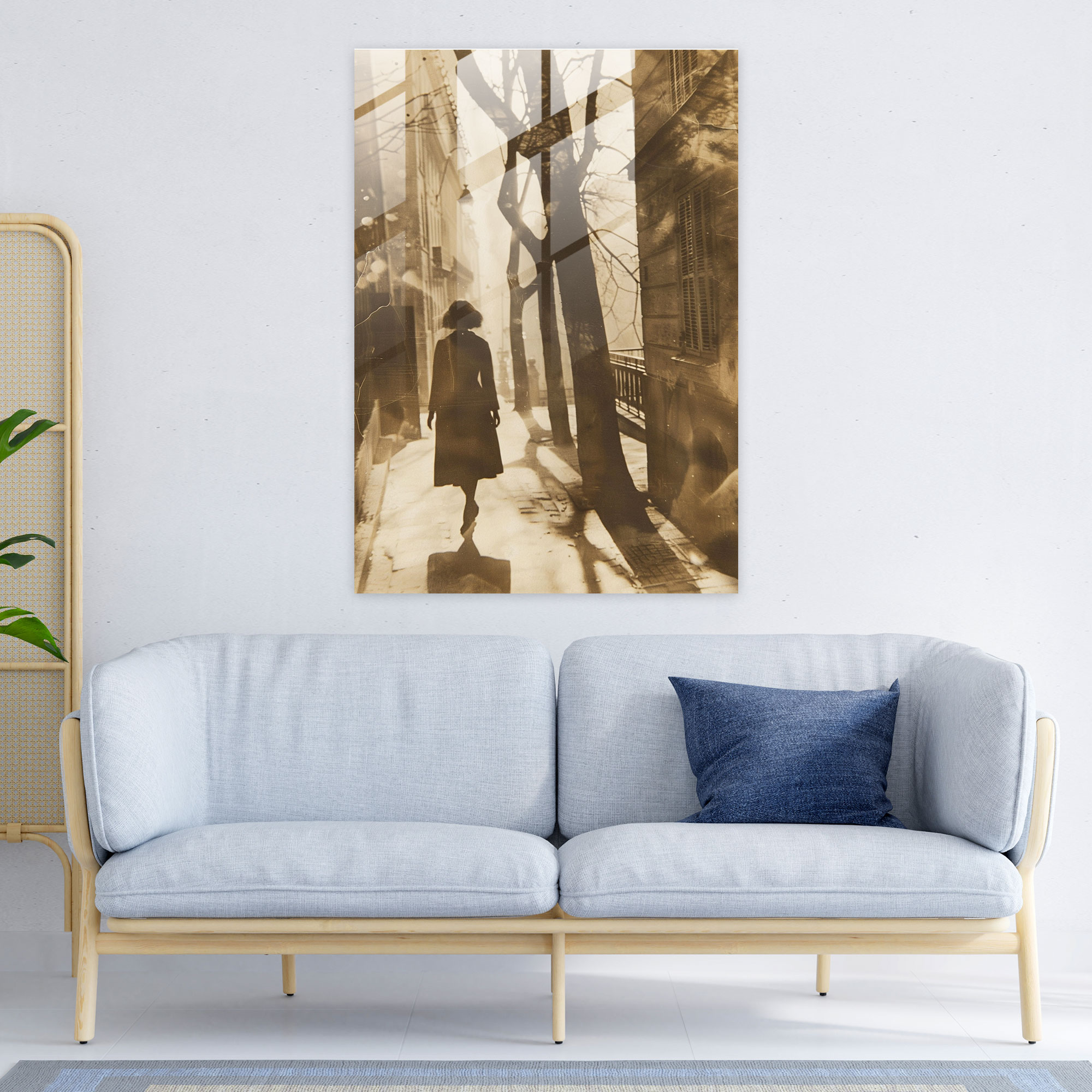 Cubism Glass Print Home Decoration - Cubism, Glass Art, Modern Art, Glass Wall Art