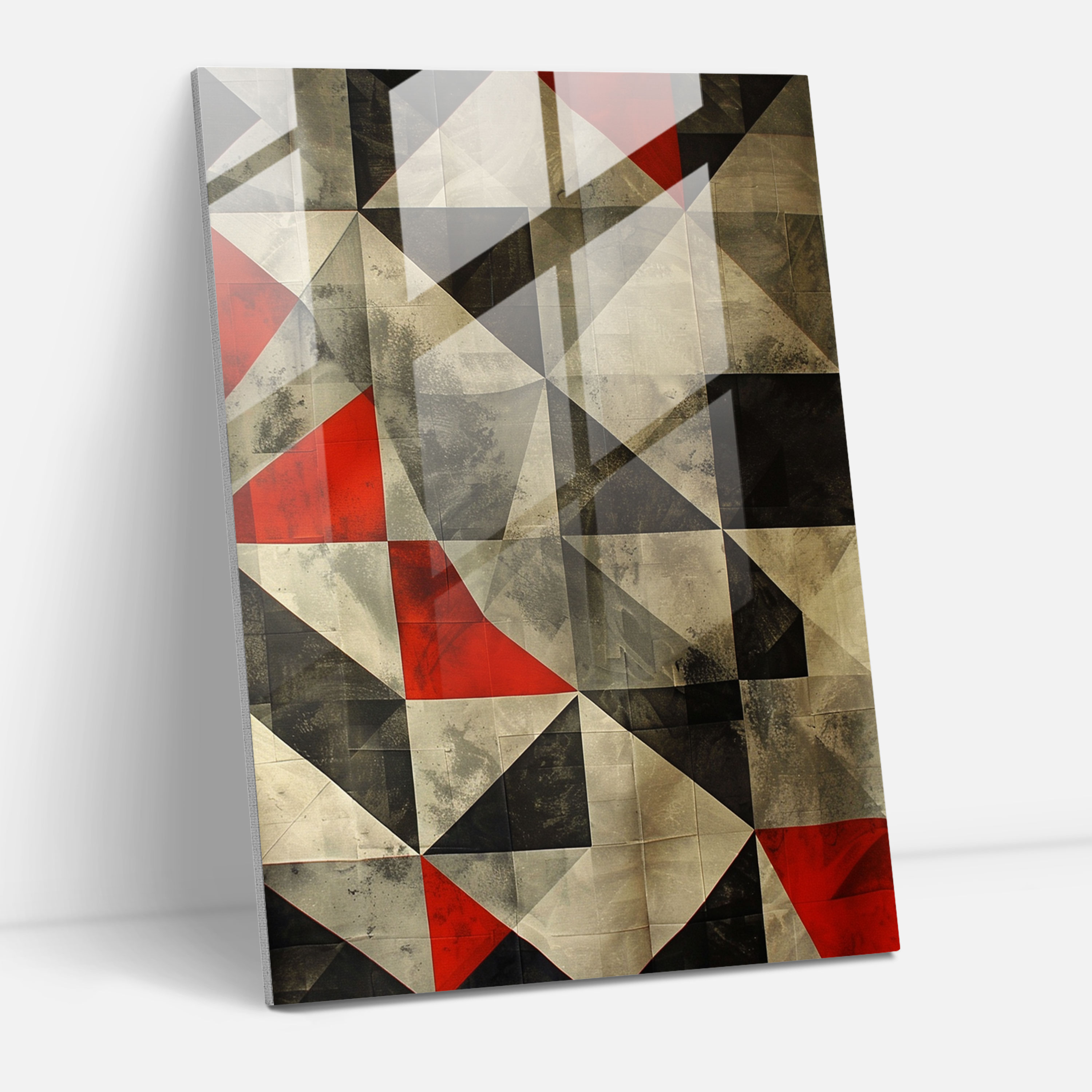 Geometric Cubism Wall Decoration - Cubism, Cubism, Home Decoration, Glass Wall Art