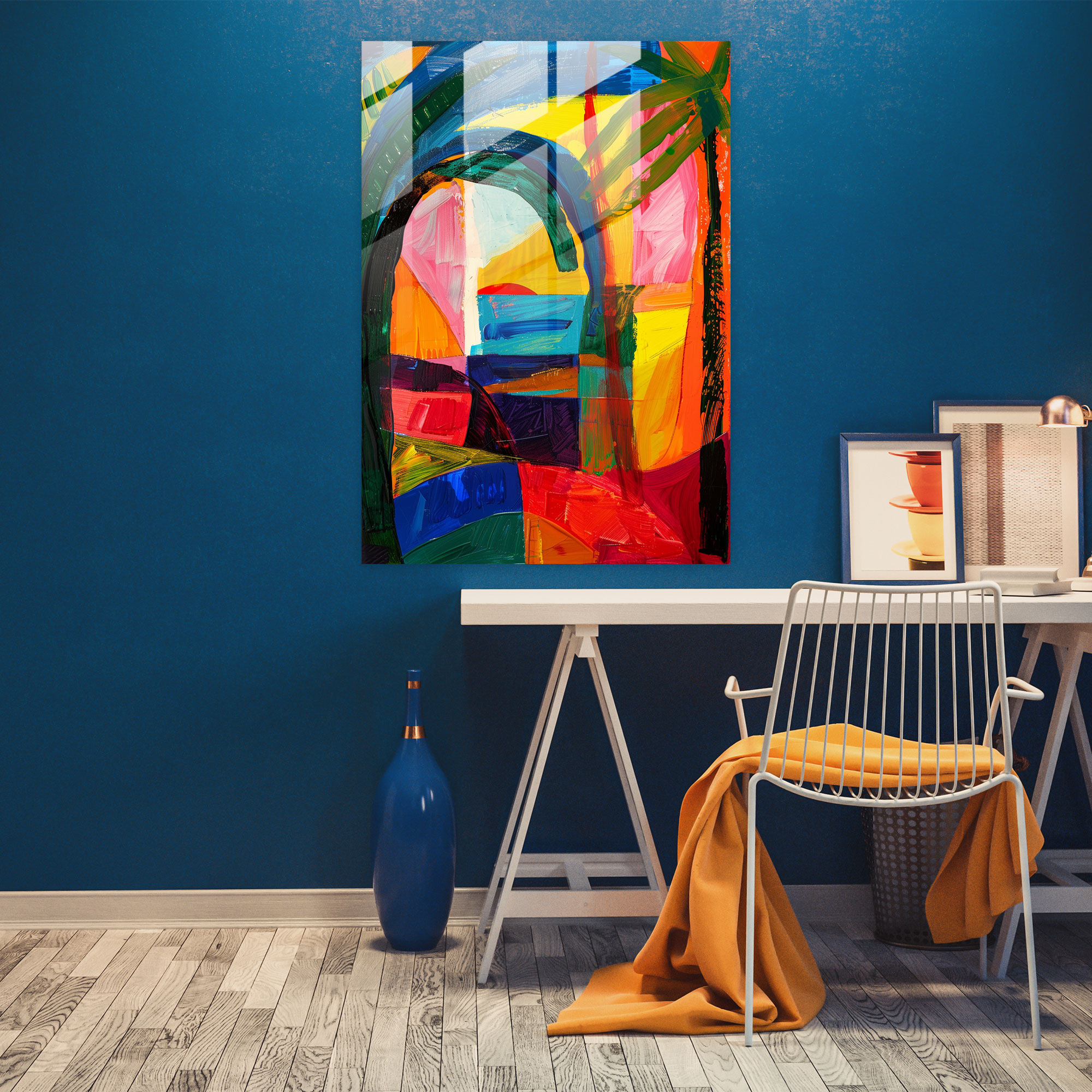 Cubism Glass Art - Cubism, Glass Wall Art, Glass Art, Glass Print