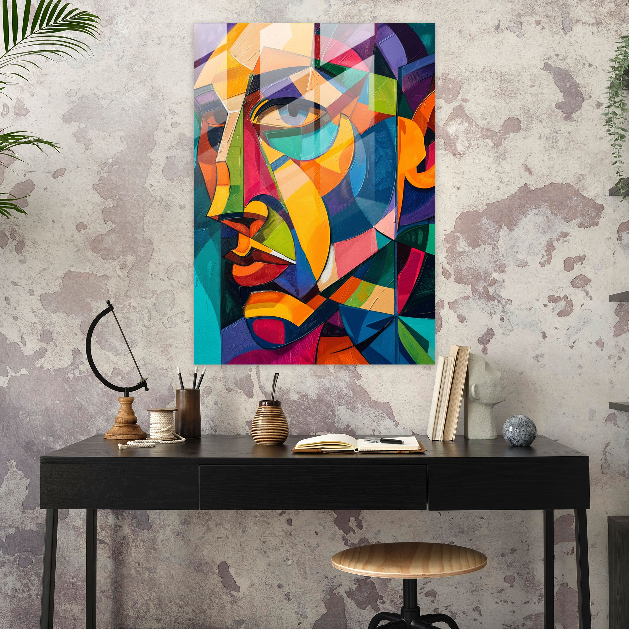 Cubism Glass Wall Art - Cubism, Glass Art, Cubism, Wall Decoration