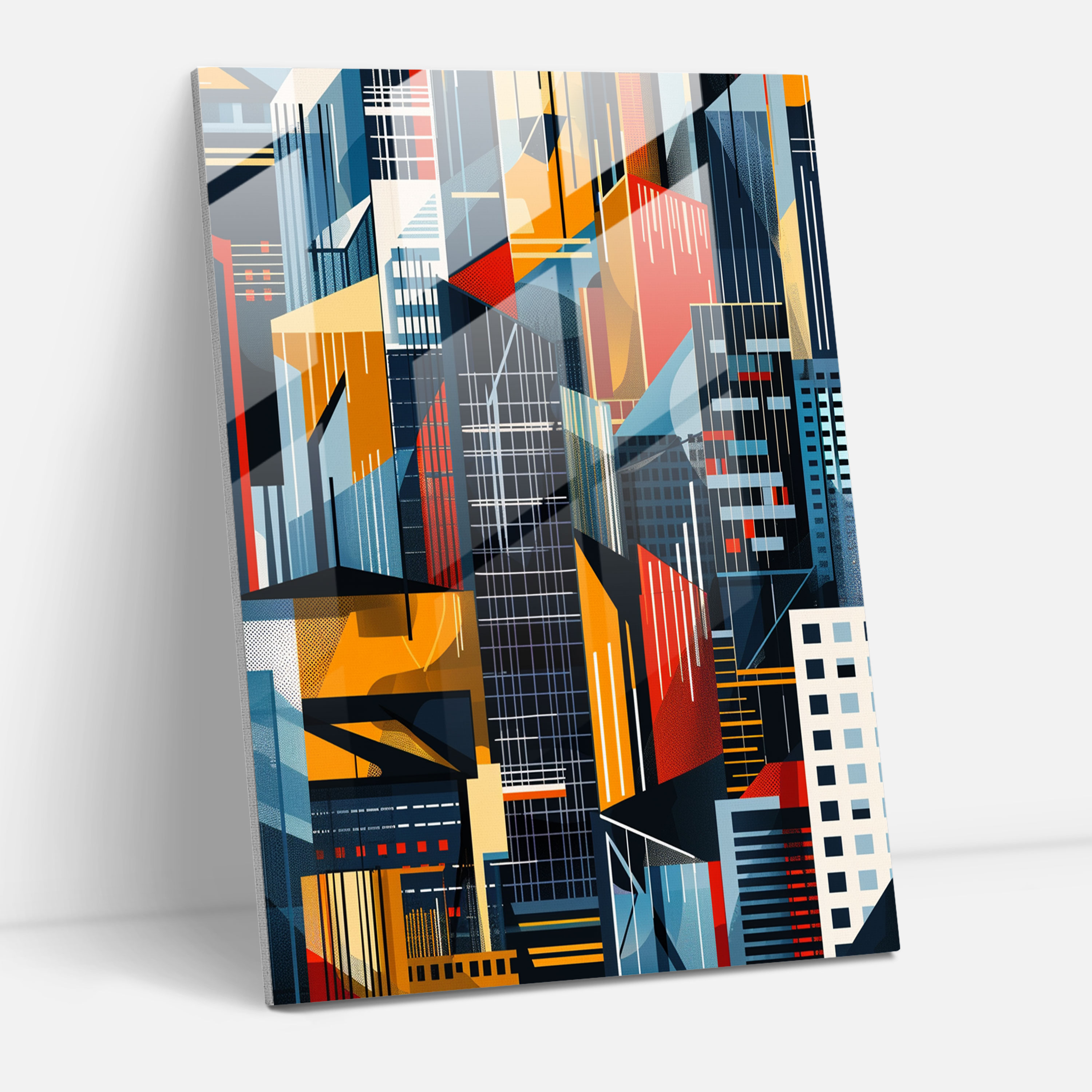 Cubism Wall Art - Cubism, Glass Wall Art, Home Decoration, Modern Art