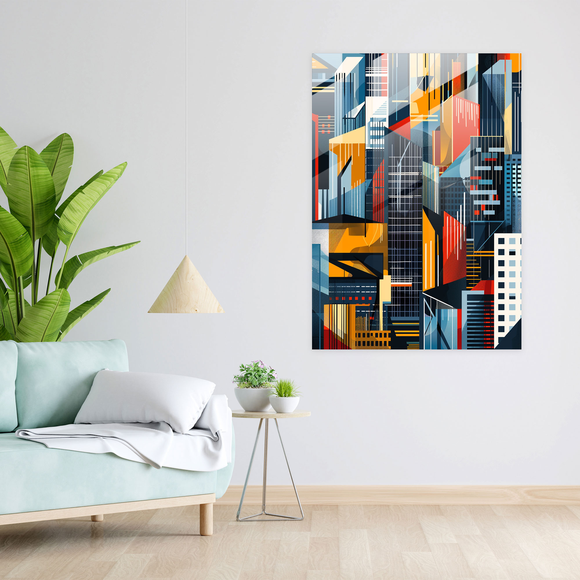 Cubism Wall Art - Cubism, Glass Wall Art, Home Decoration, Modern Art