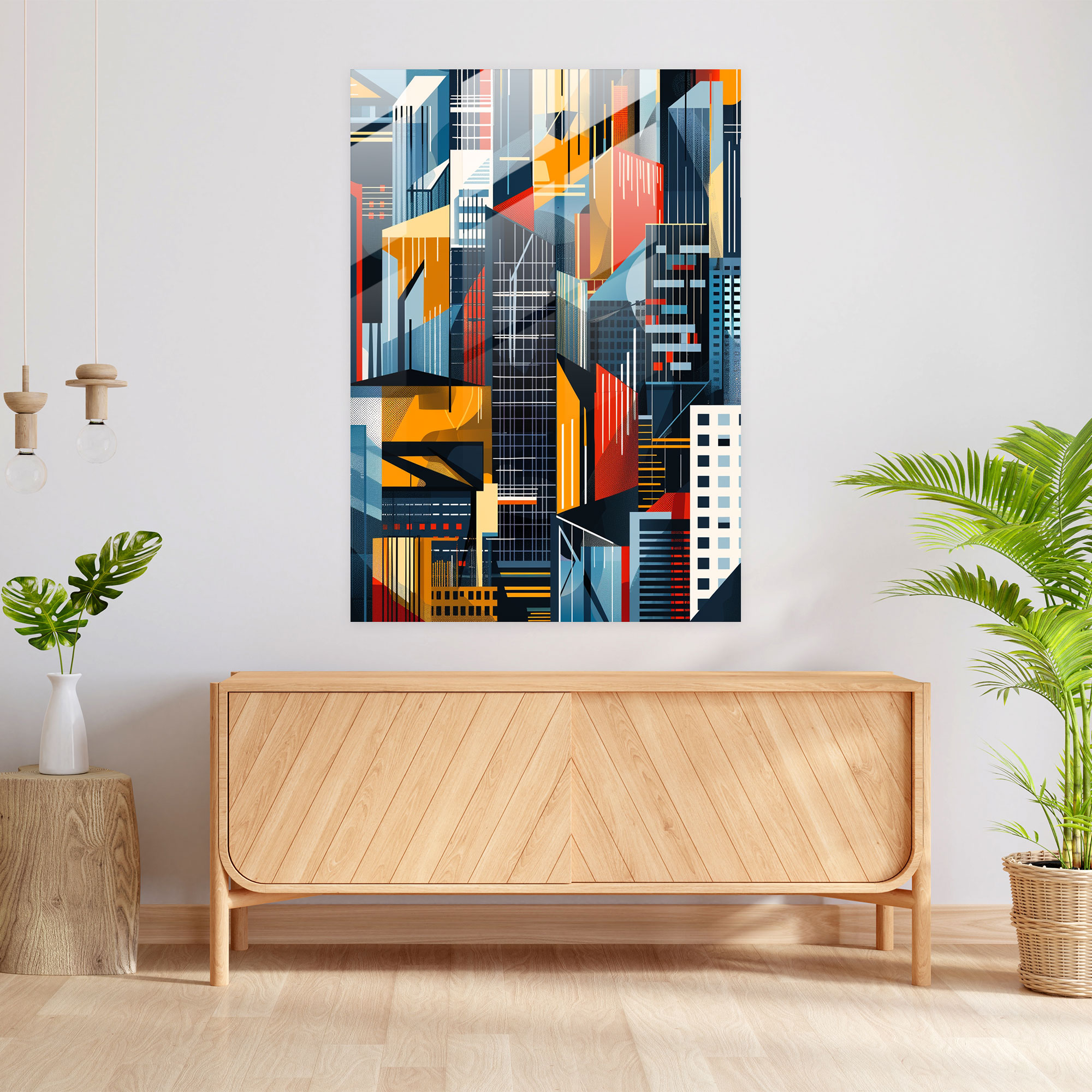 Cubism Wall Art - Cubism, Glass Wall Art, Home Decoration, Modern Art