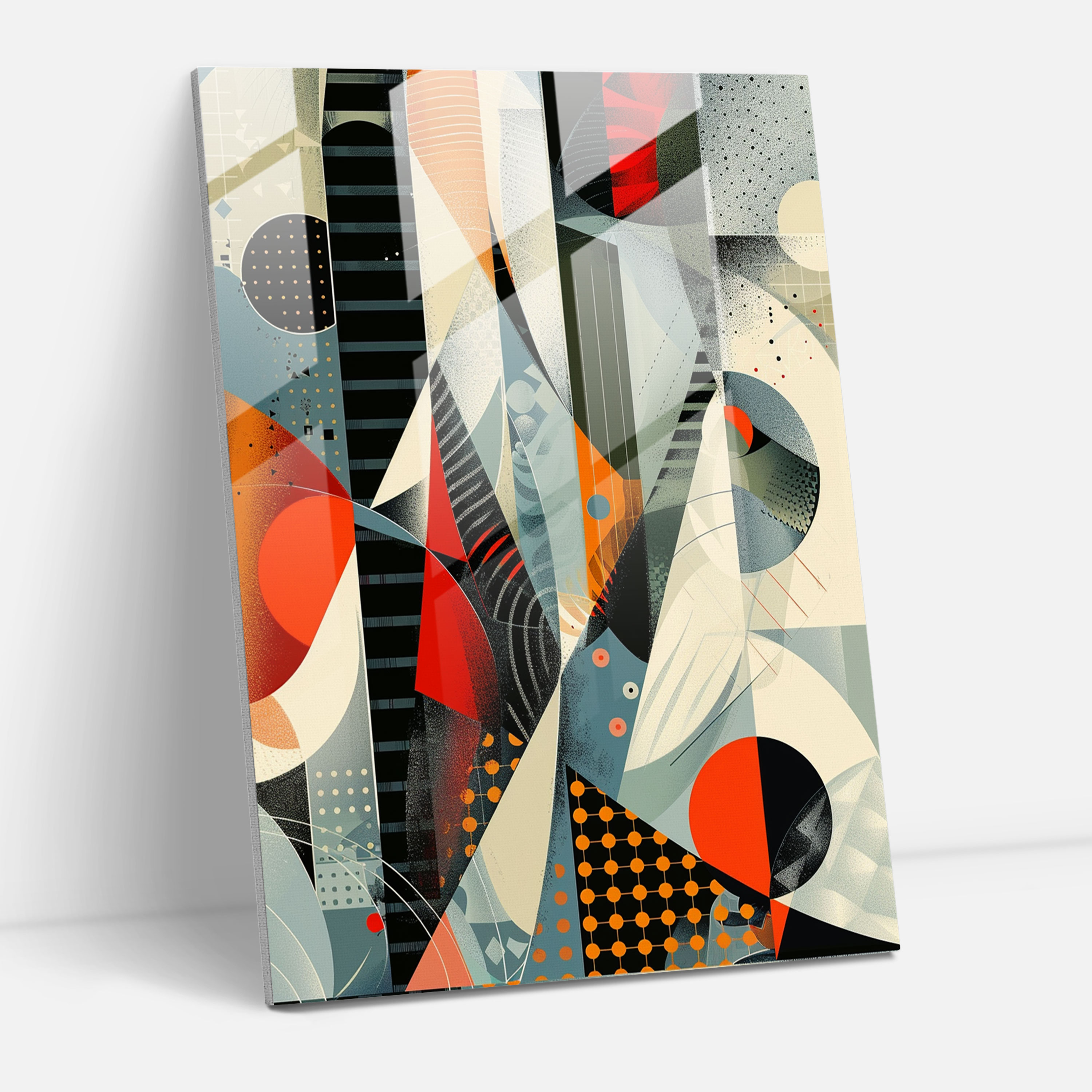 Cubism Glass Decoration - Cubism, Wall Decoration, Glass Print, Home Decoration