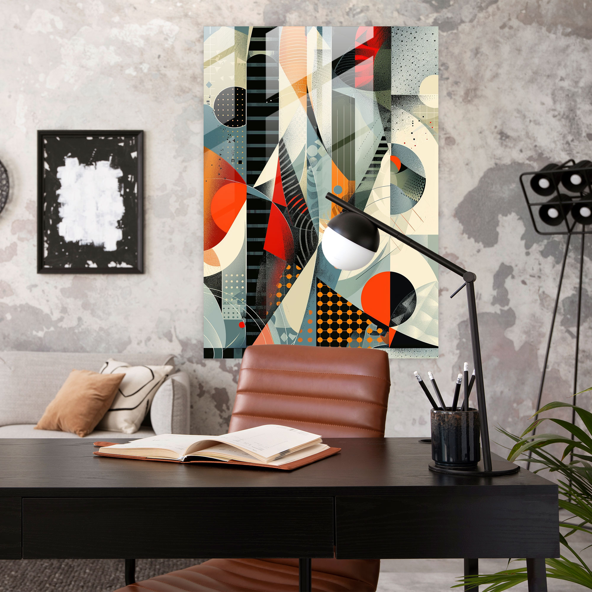 Cubism Glass Decoration - Cubism, Wall Decoration, Glass Print, Home Decoration