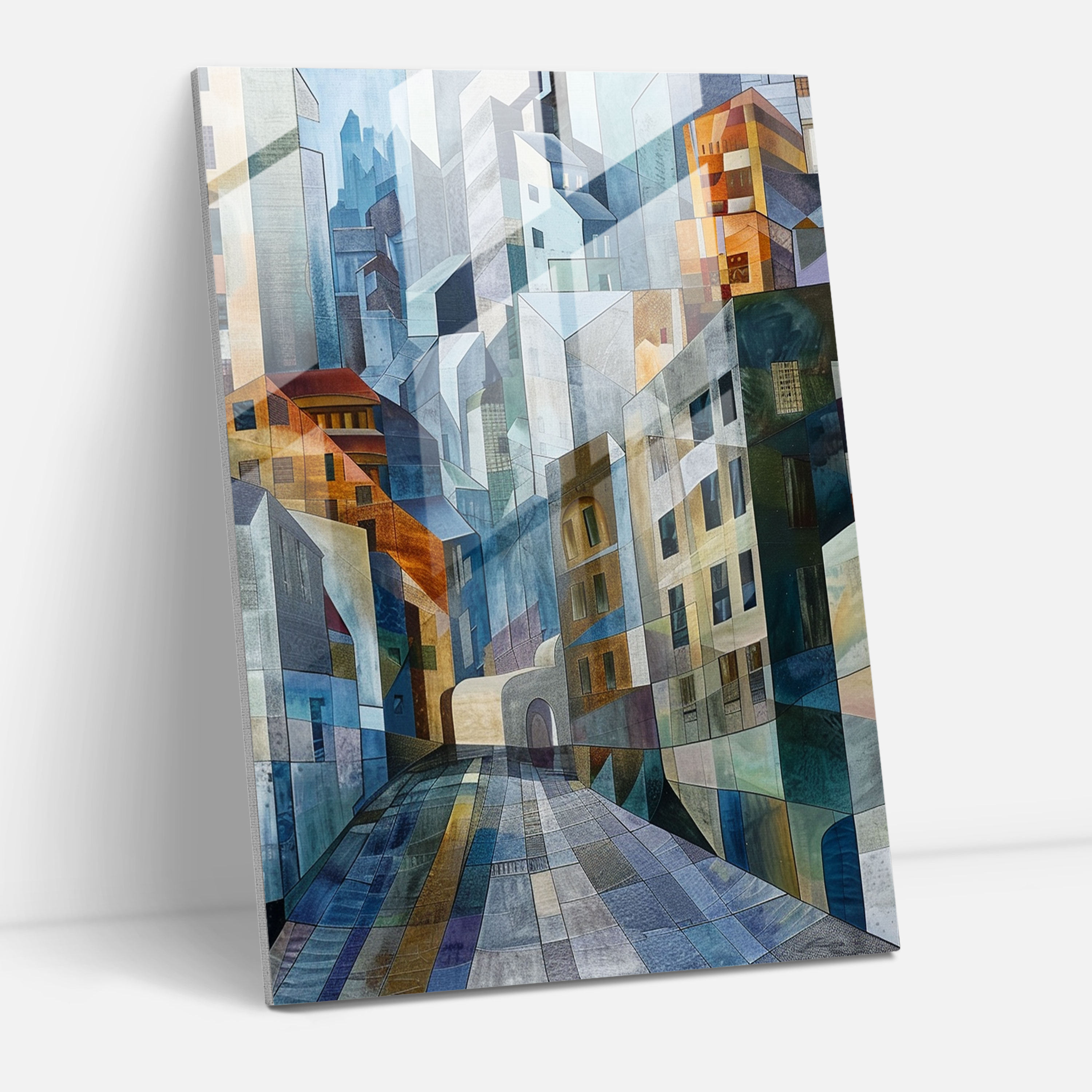 Cubism Glass Art Wall Decoration - Cubism, Cubism, Wall Decoration, Glass Art