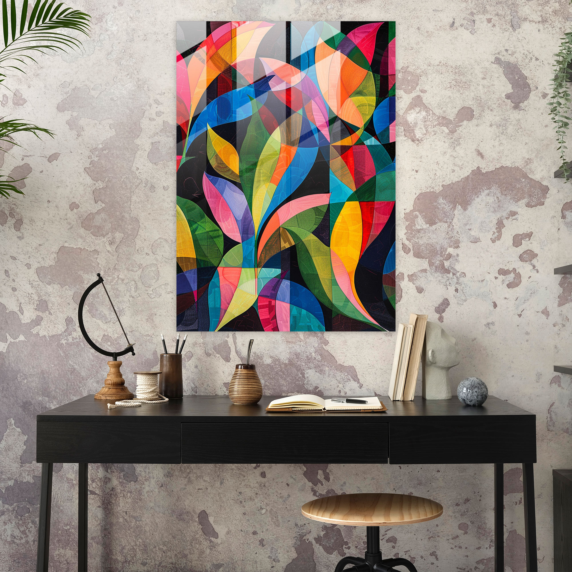 Cubism Glass Print Wall Decoration - Cubism, Cubism, Glass Print, Wall Decoration