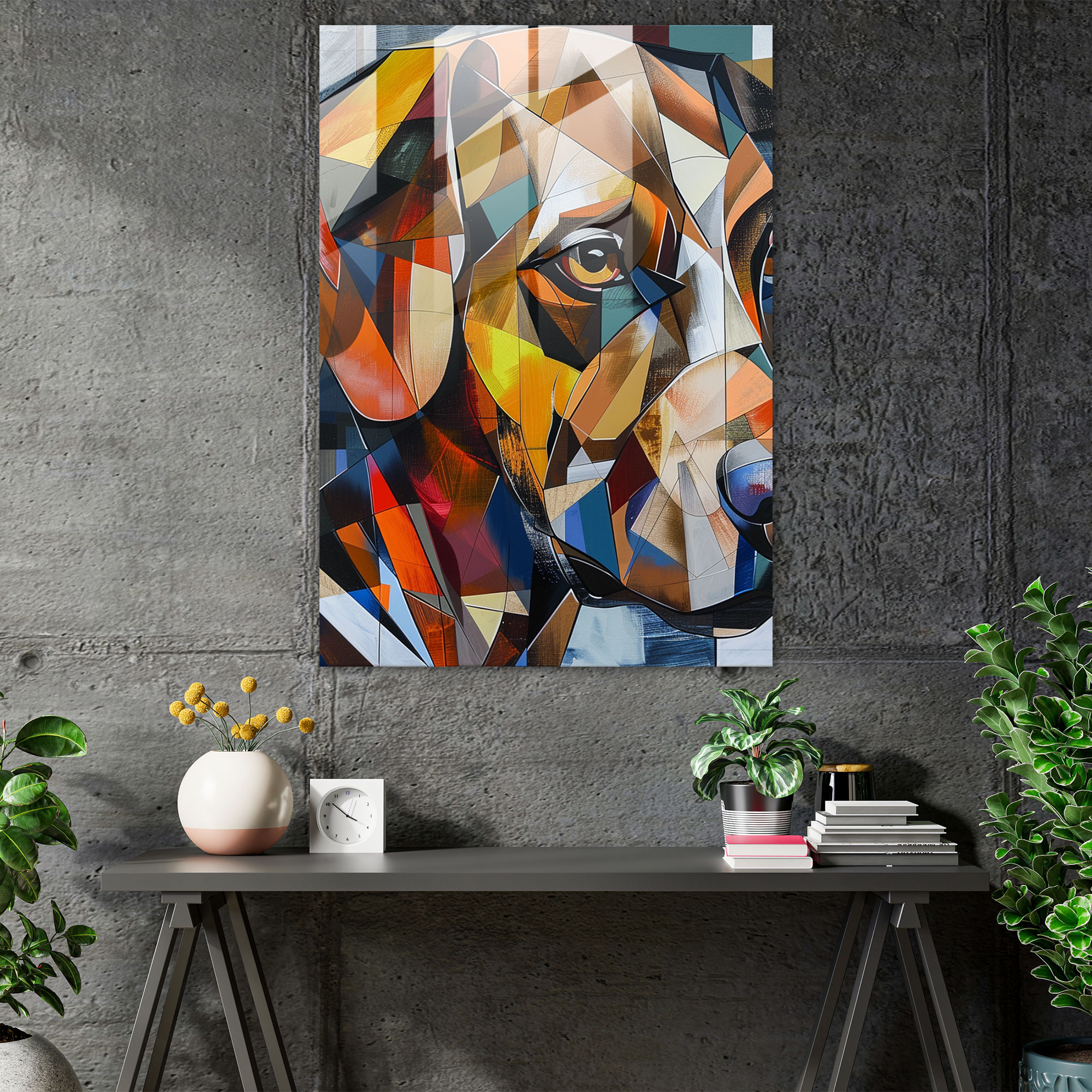 Cubism Glass Wall Art Home Decoration - Cubism, Glass Wall Art, Cubism, Home Decoration
