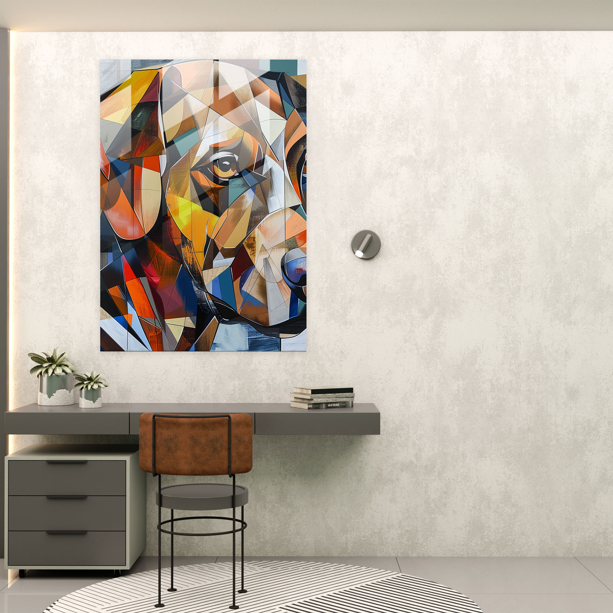 Cubism Glass Wall Art Home Decoration - Cubism, Glass Wall Art, Cubism, Home Decoration