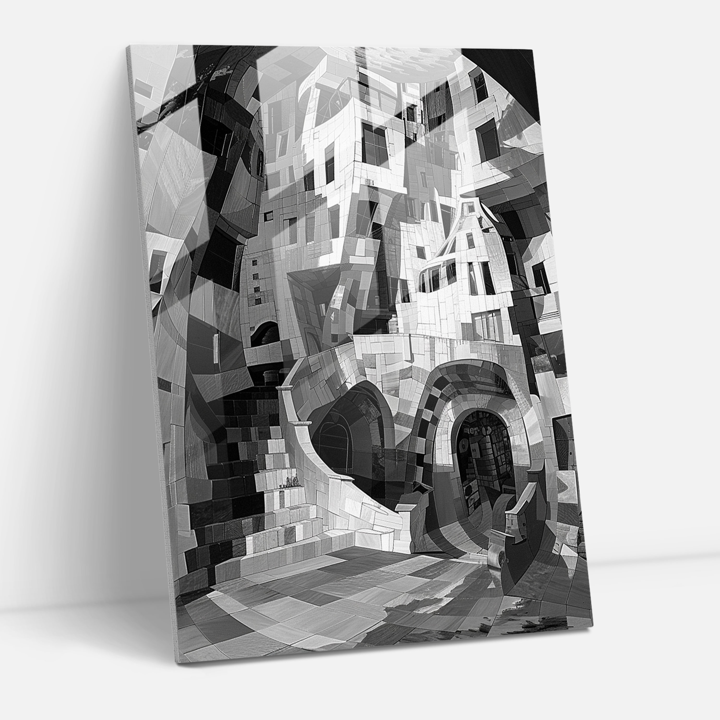Cubism Glass Print Home Decoration - Cubism, Glass Print, Cubism, Home Decoration