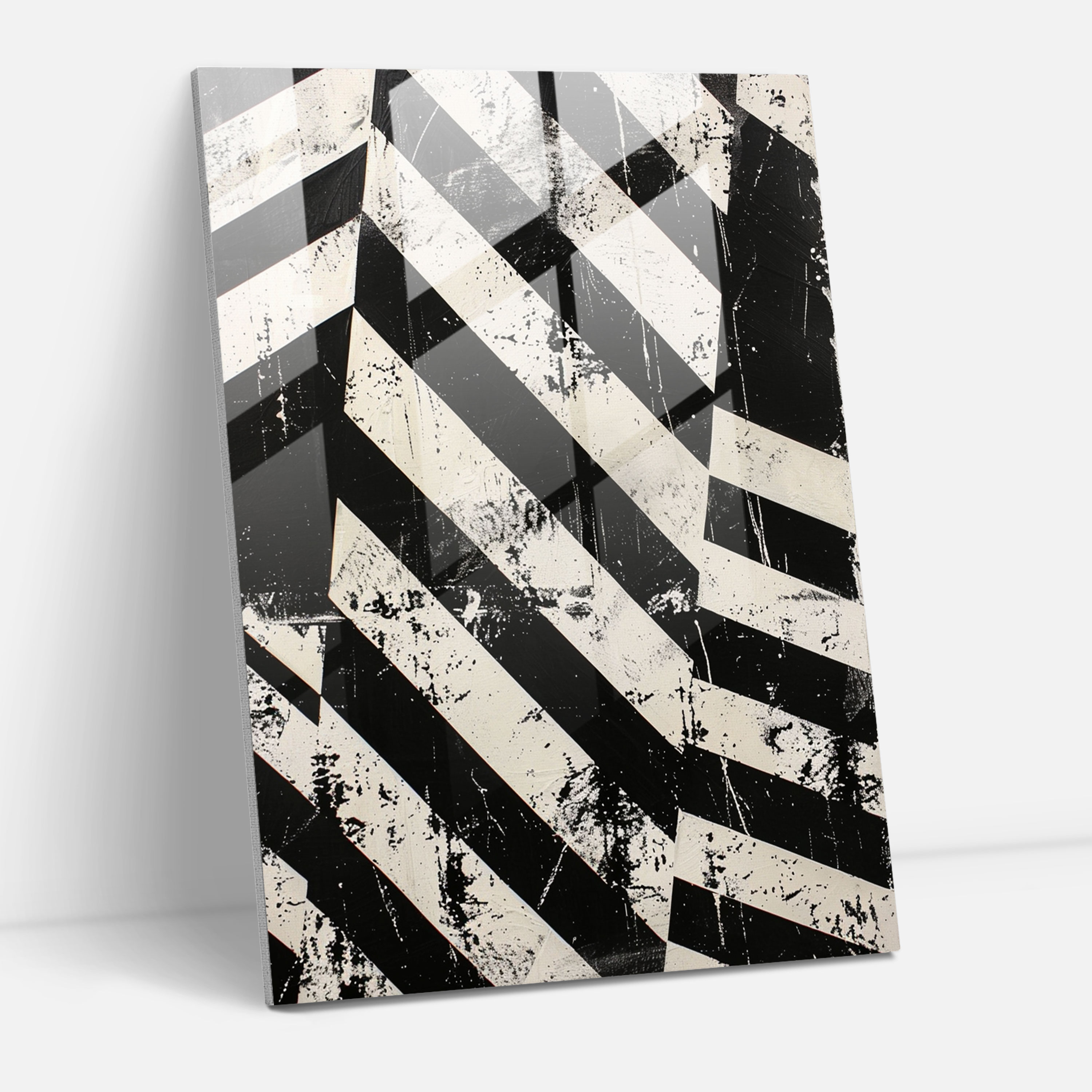Bold Cubism Glass Wall Decoration - Cubism, Glass Art, Glass Wall Art, Wall Decoration