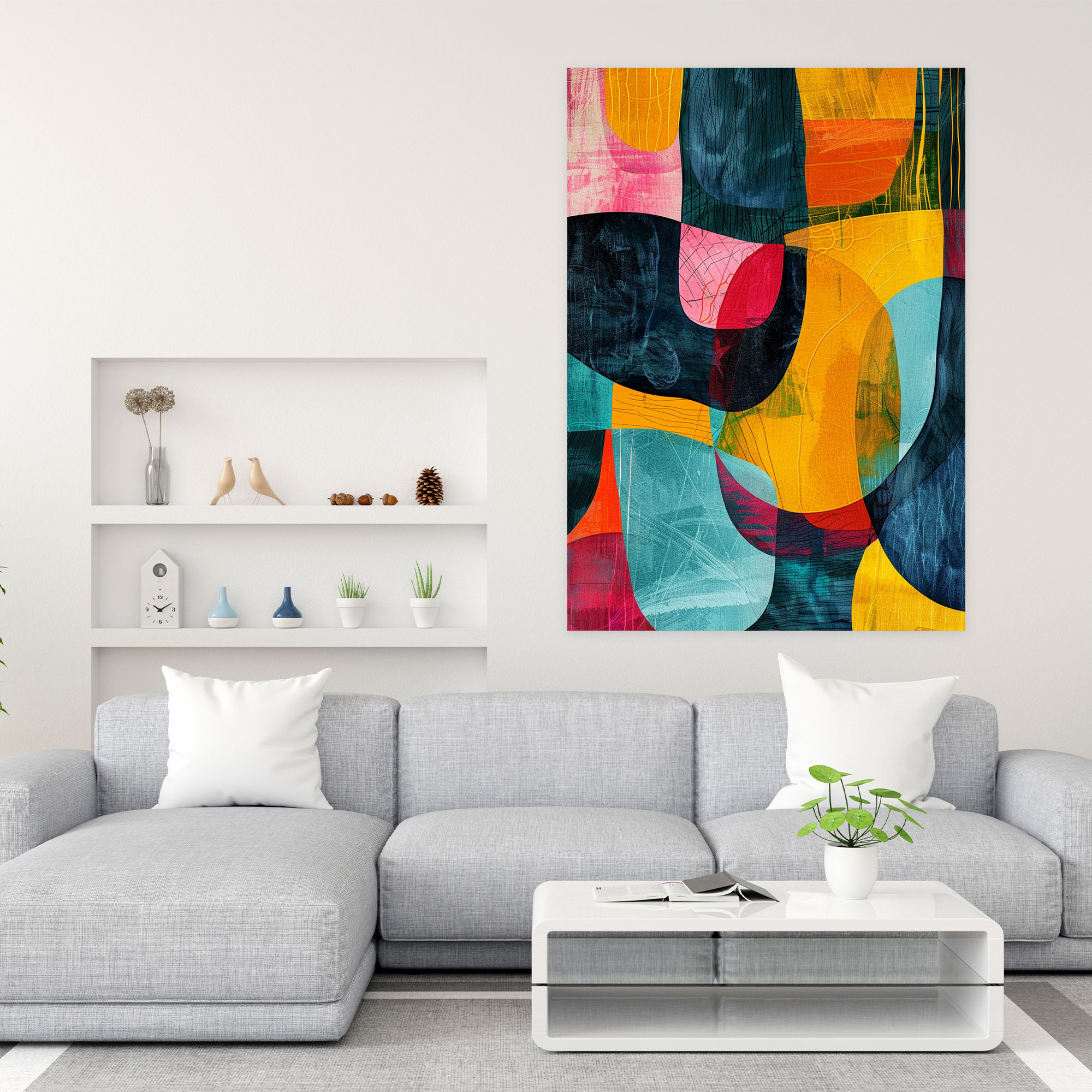 Cubism Canvas Print Wall Art - Cubism, Wall Decoration, Canvas, Canvas Wall Art